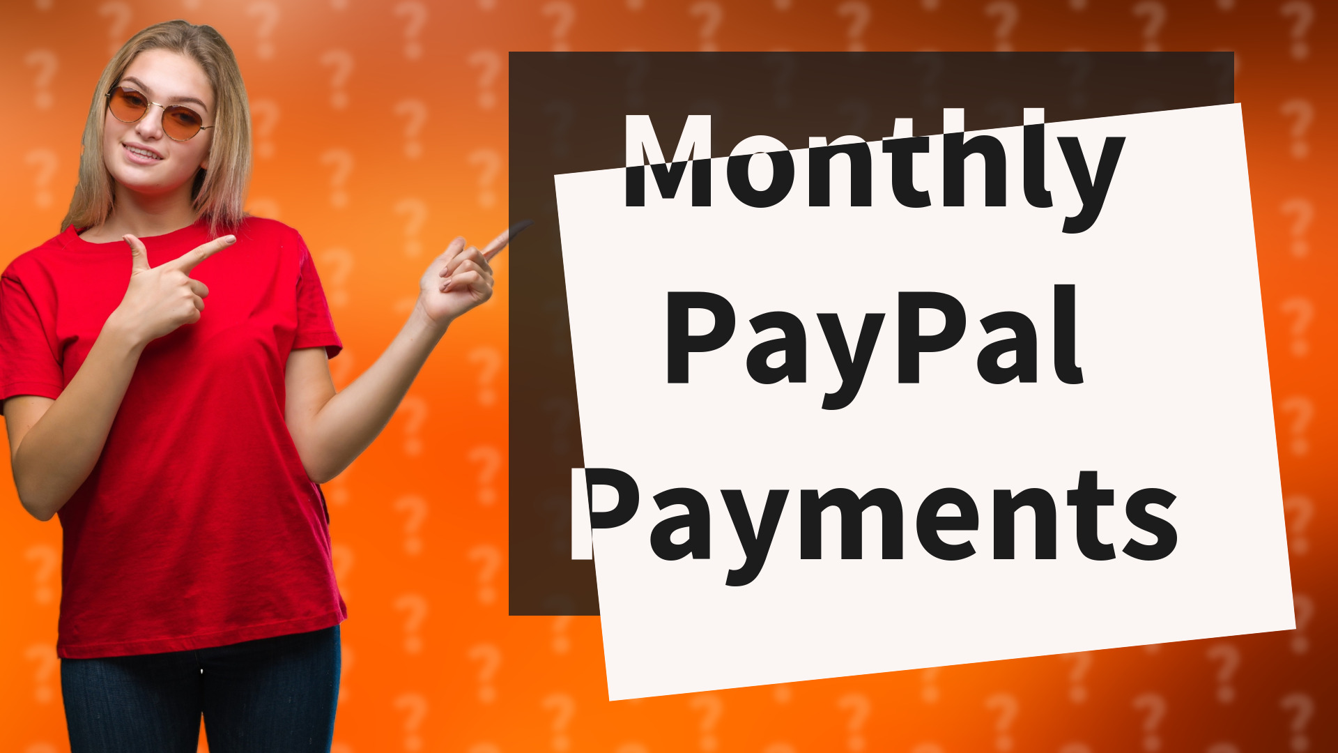 Monthly PayPal Payments