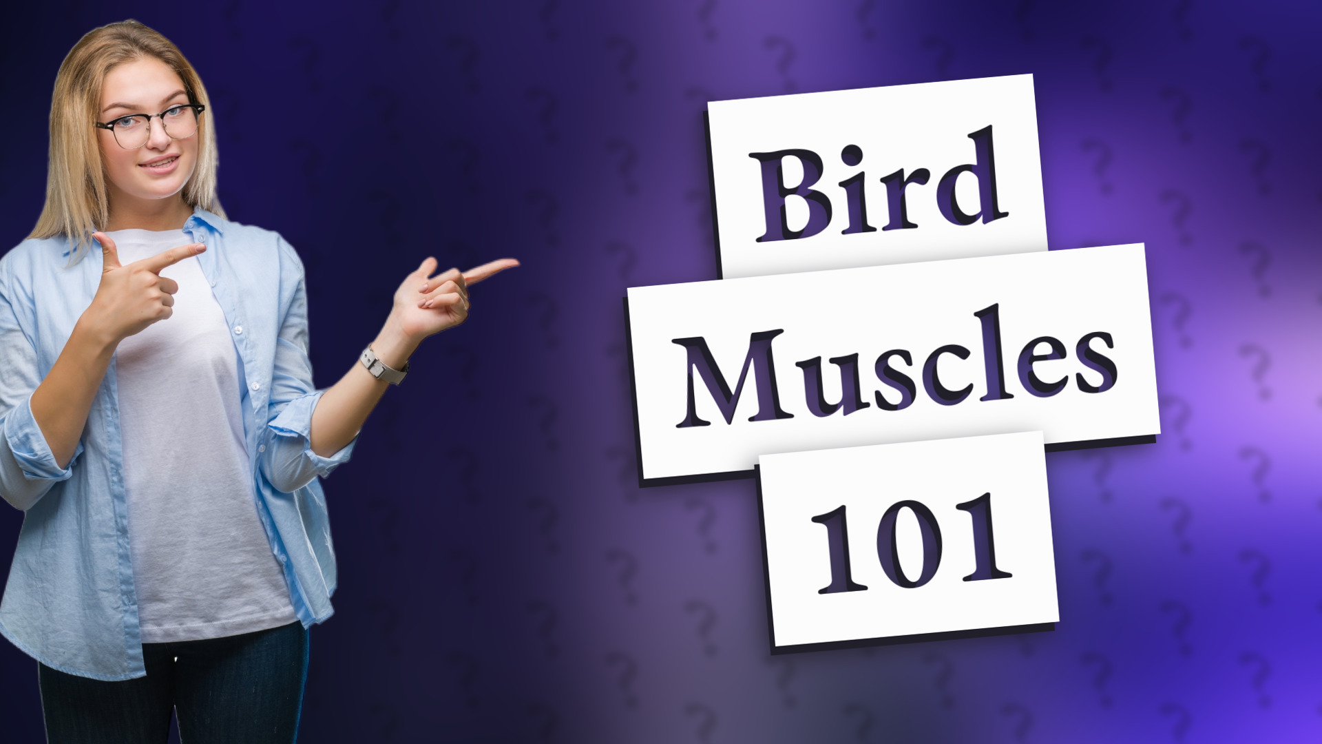 Bird Muscles 101