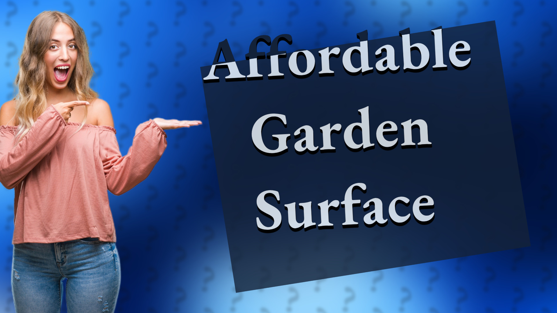 Affordable Garden Surface
