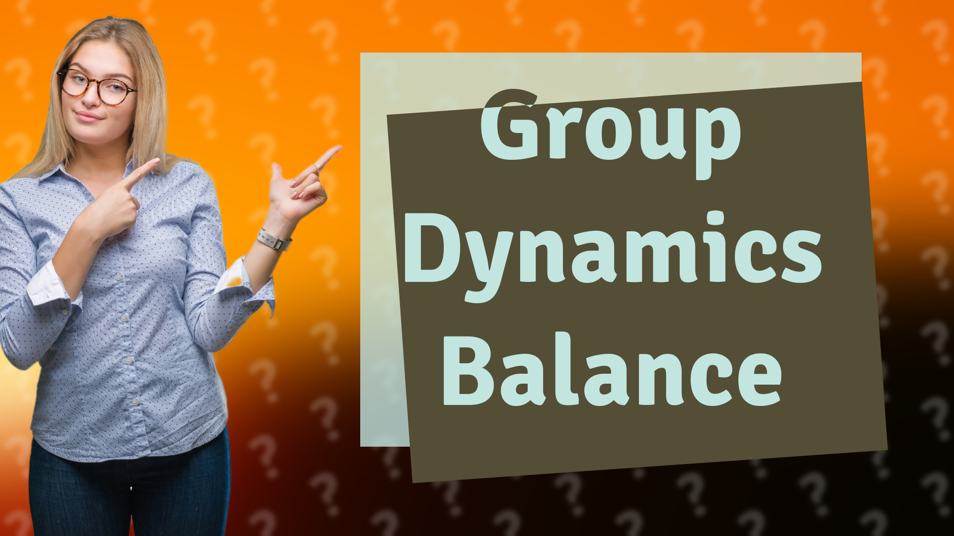 Group Dynamics Balance