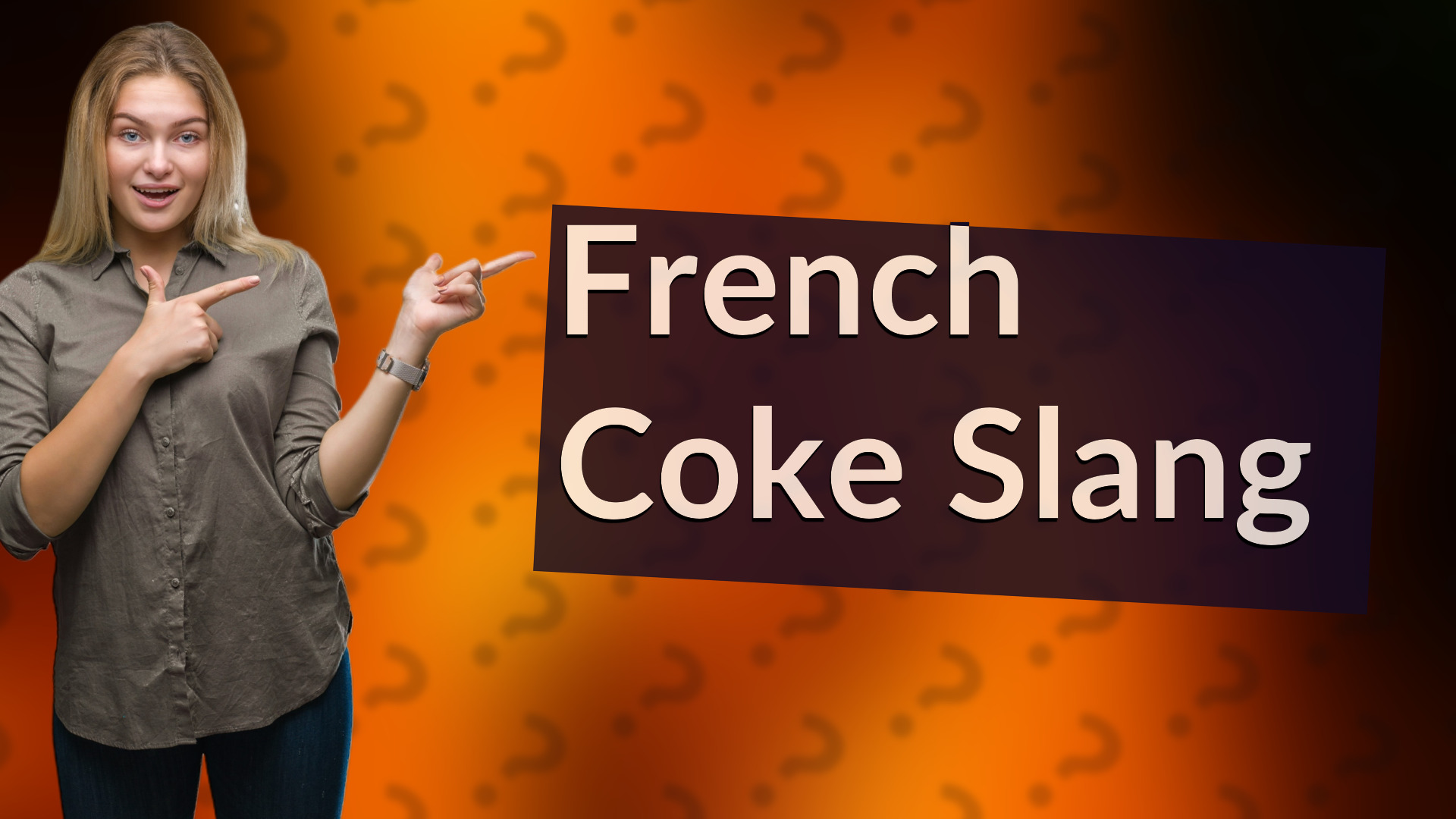 French Coke Slang