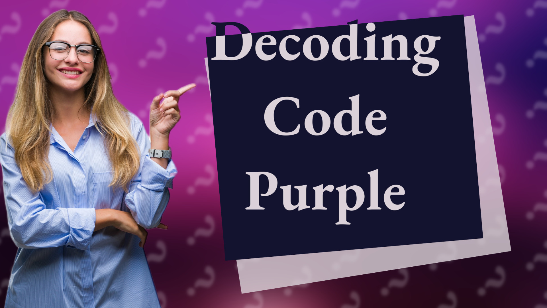 Decoding Code Purple