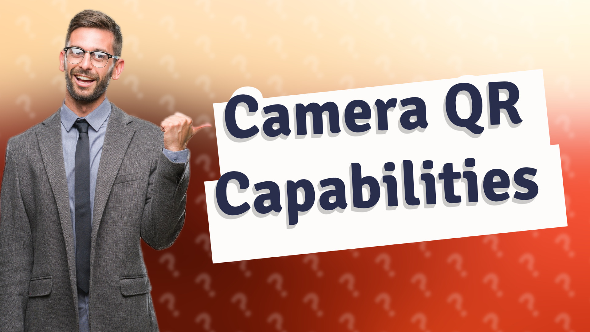 Camera QR Capabilities