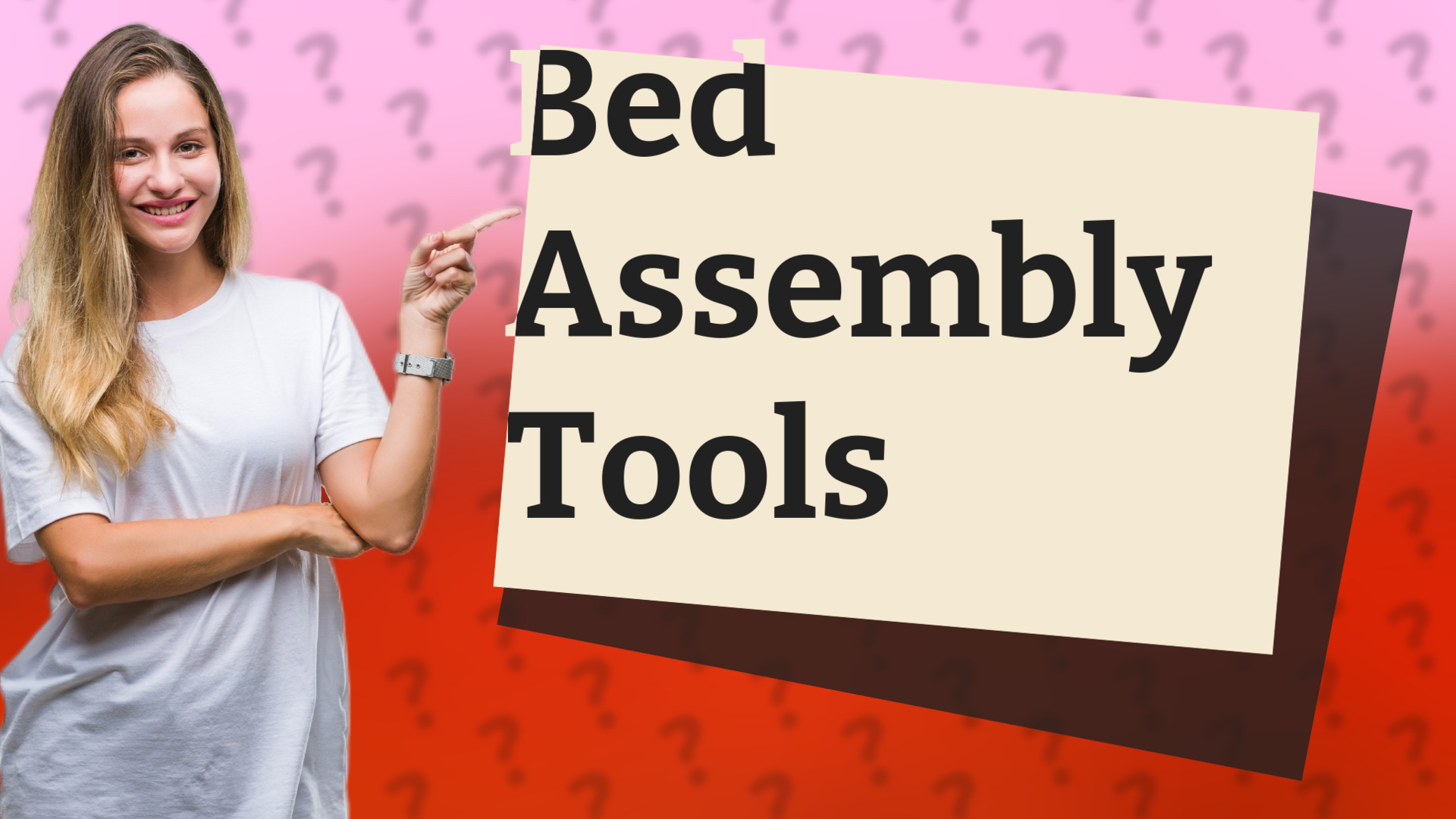 Bed Assembly Tools