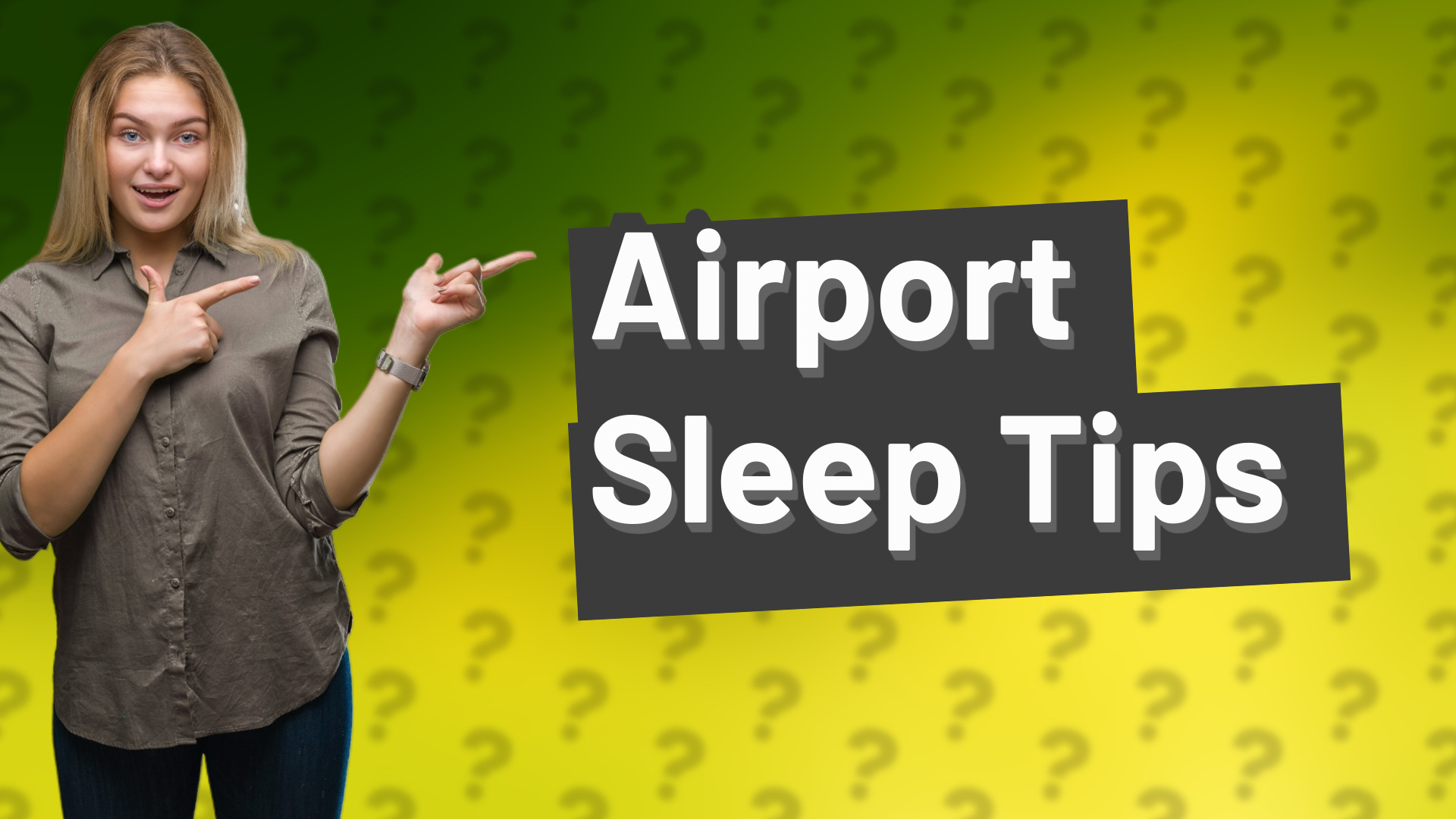 Airport Sleep Tips
