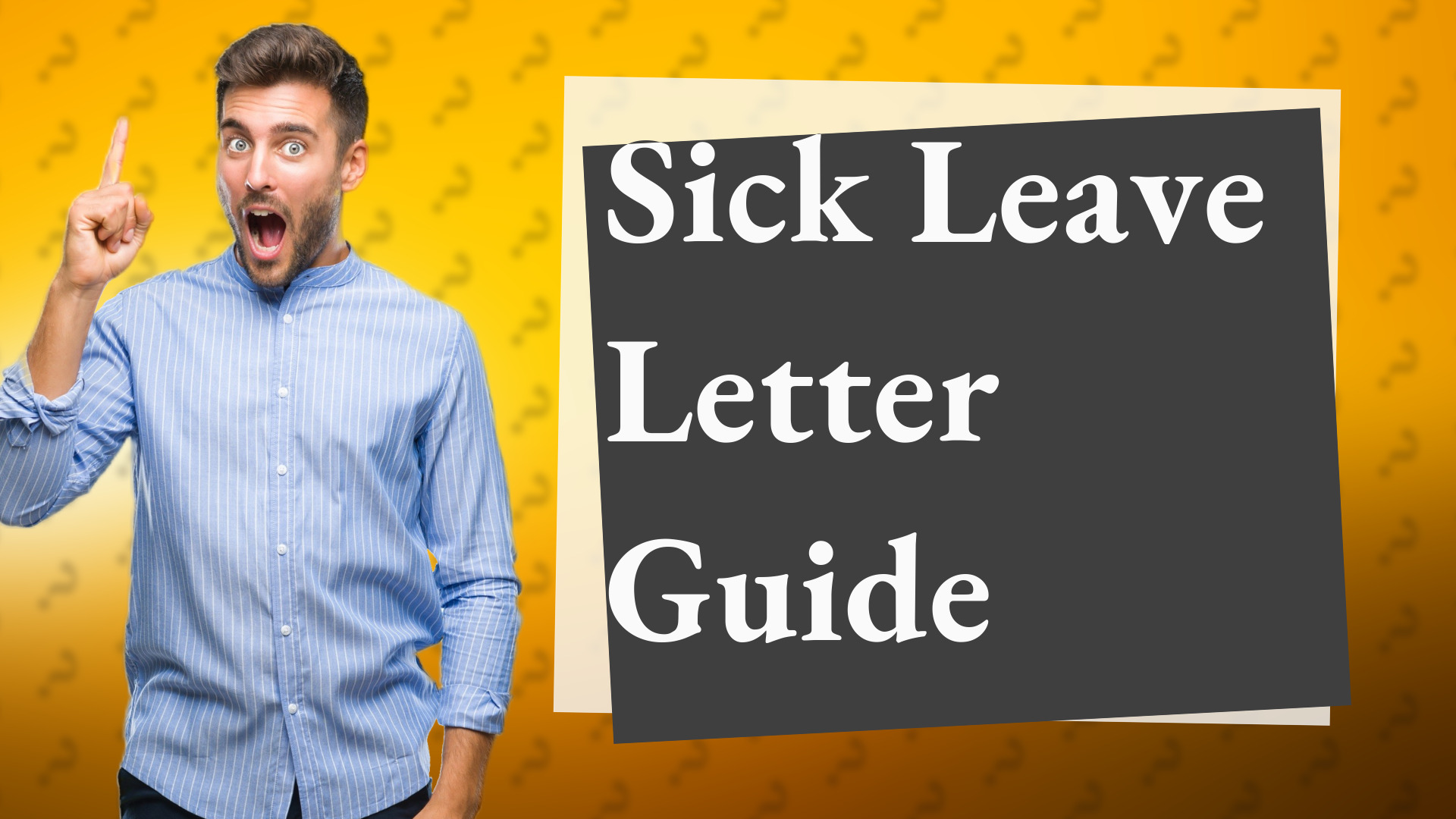 Sick Leave Letter Guide