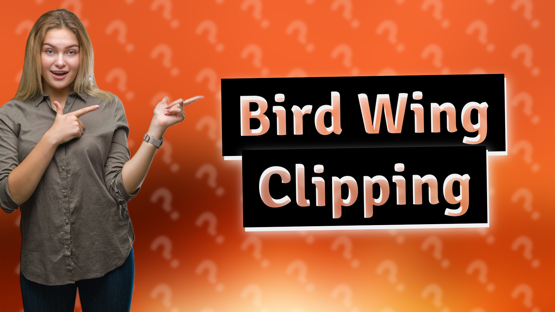 Bird Wing Clipping