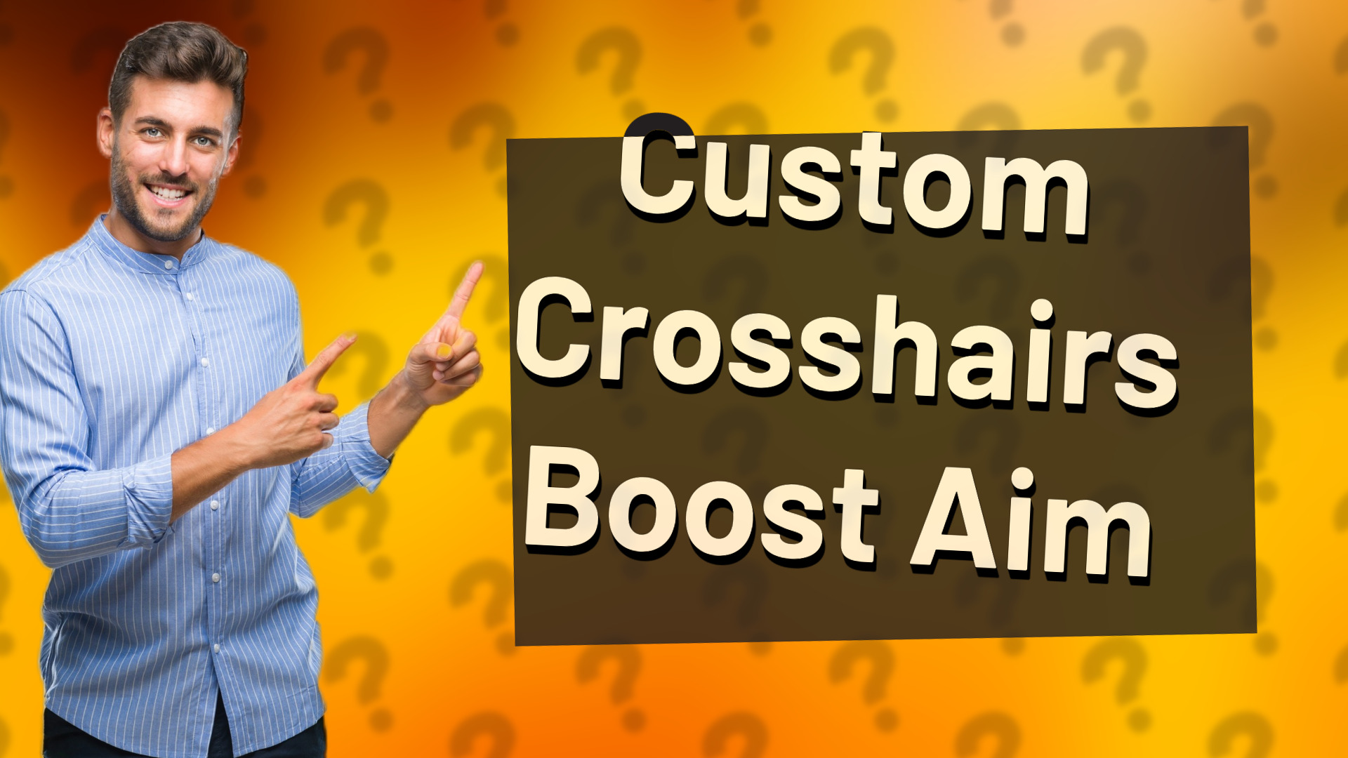 Custom Crosshairs Boost Aim