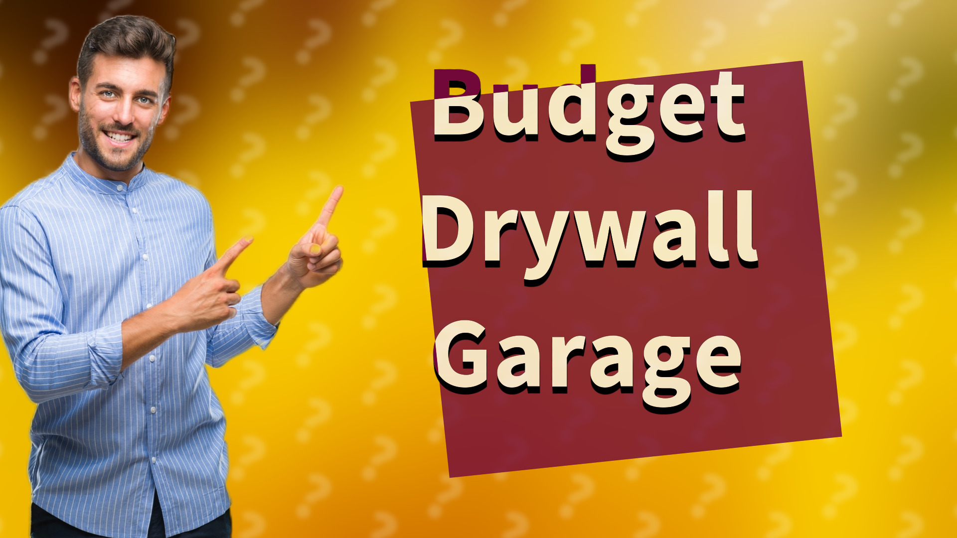 Budget Drywall Garage