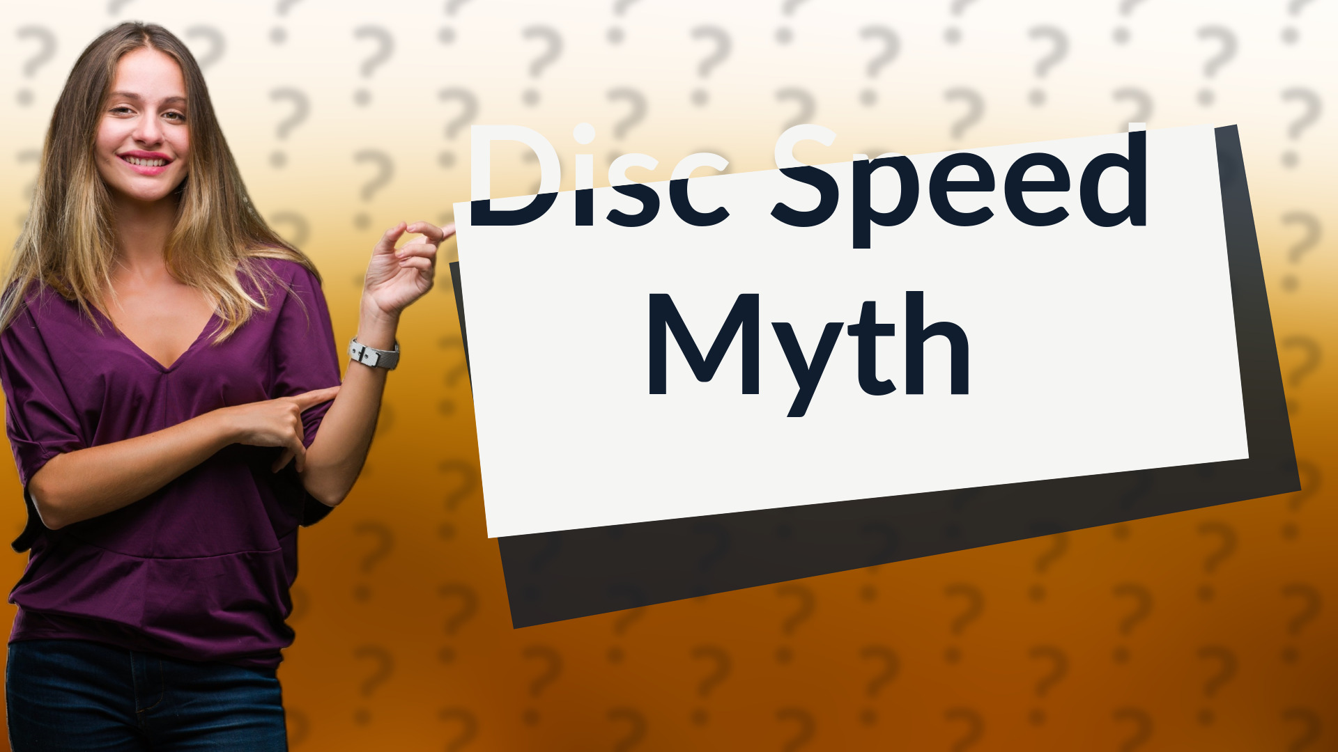 Disc Speed Myth