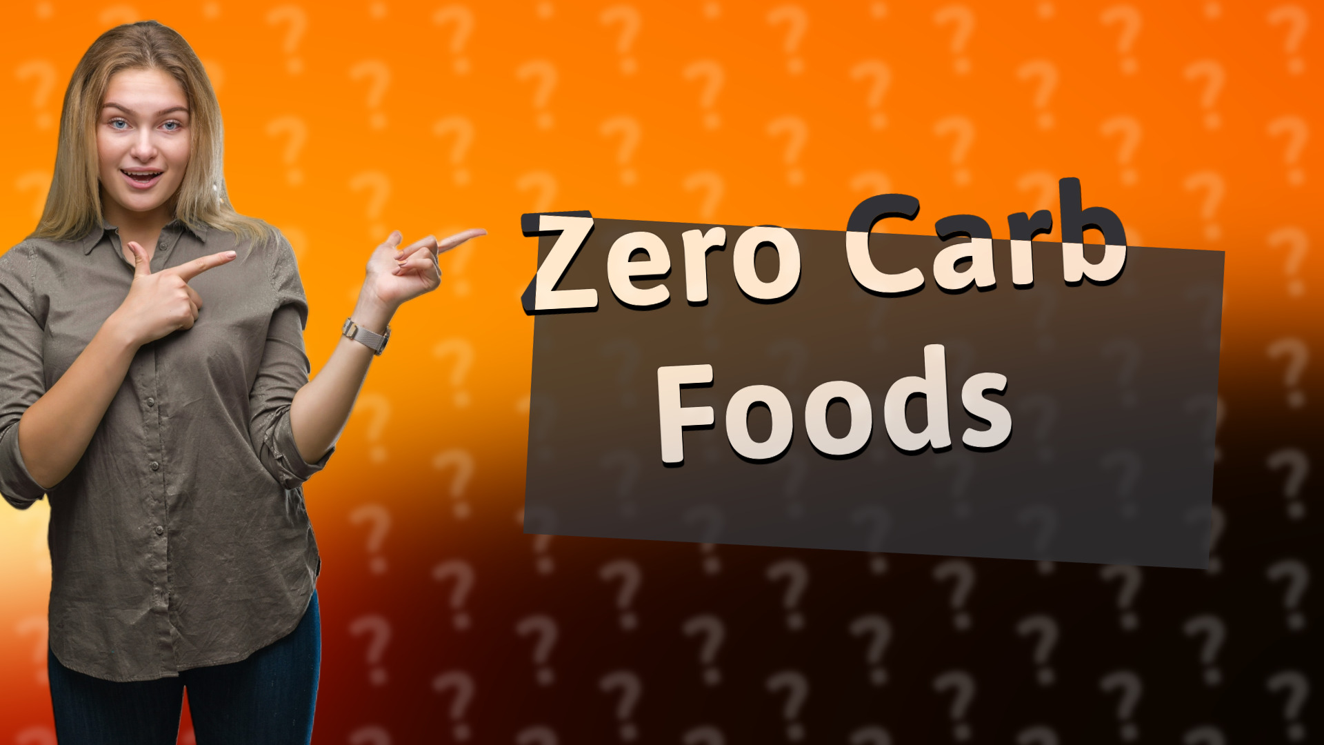 Zero Carb Foods