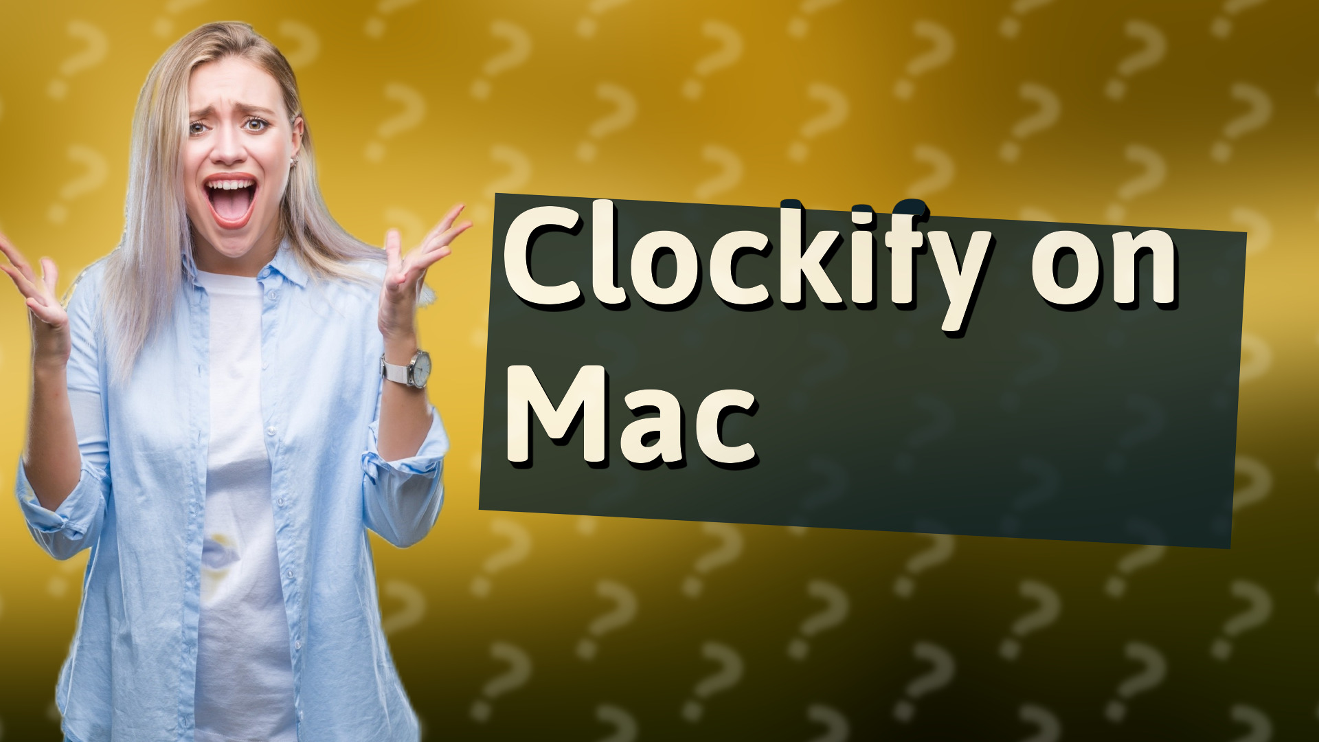 Clockify on Mac