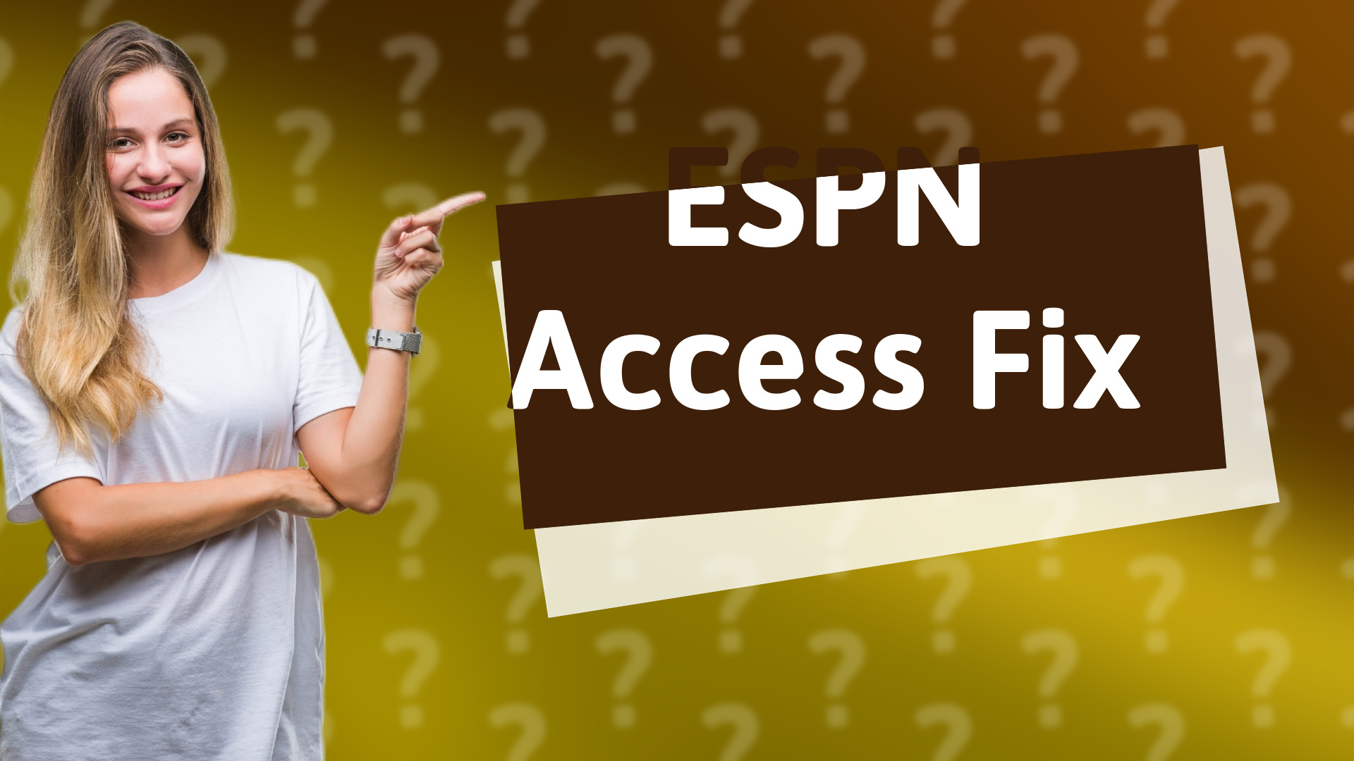 ESPN Access Fix