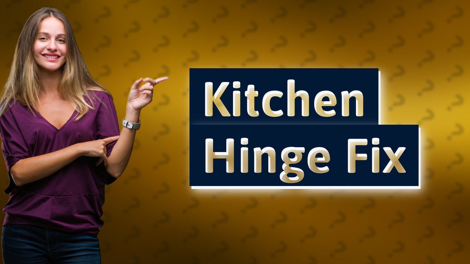 Kitchen Hinge Fix