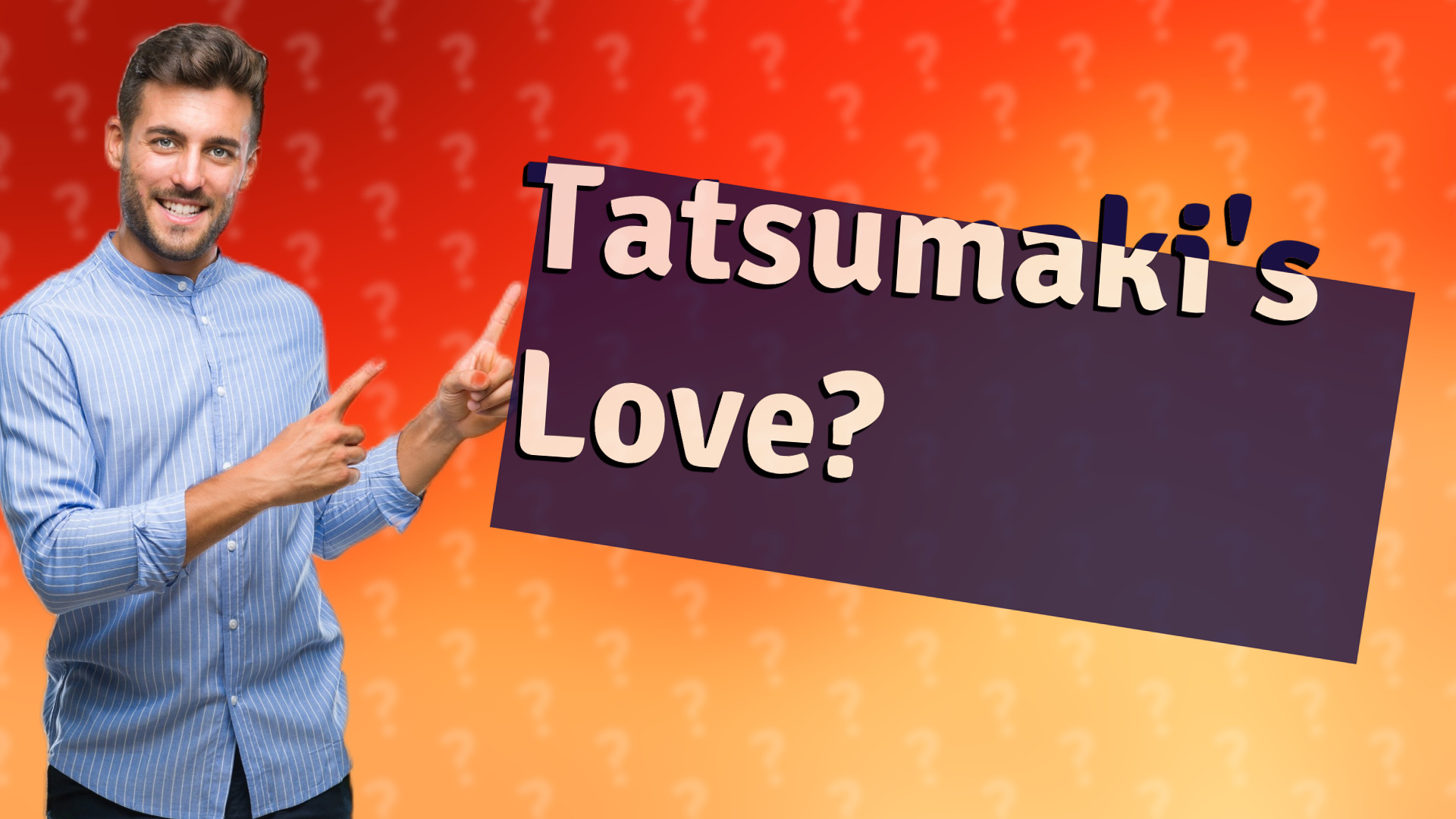 Tatsumaki's Love?