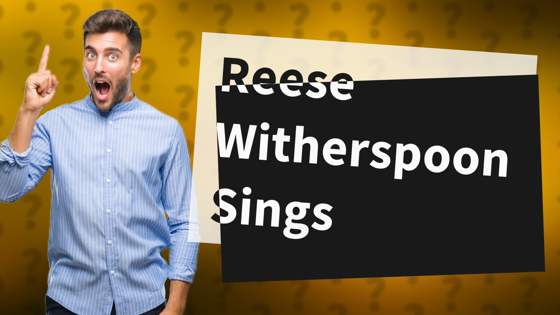 Reese Witherspoon Sings