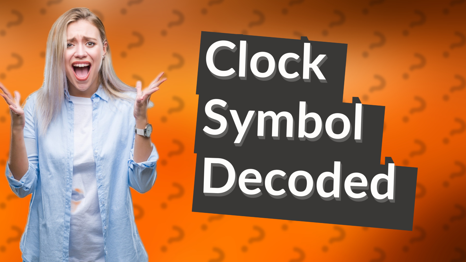Clock Symbol Decoded