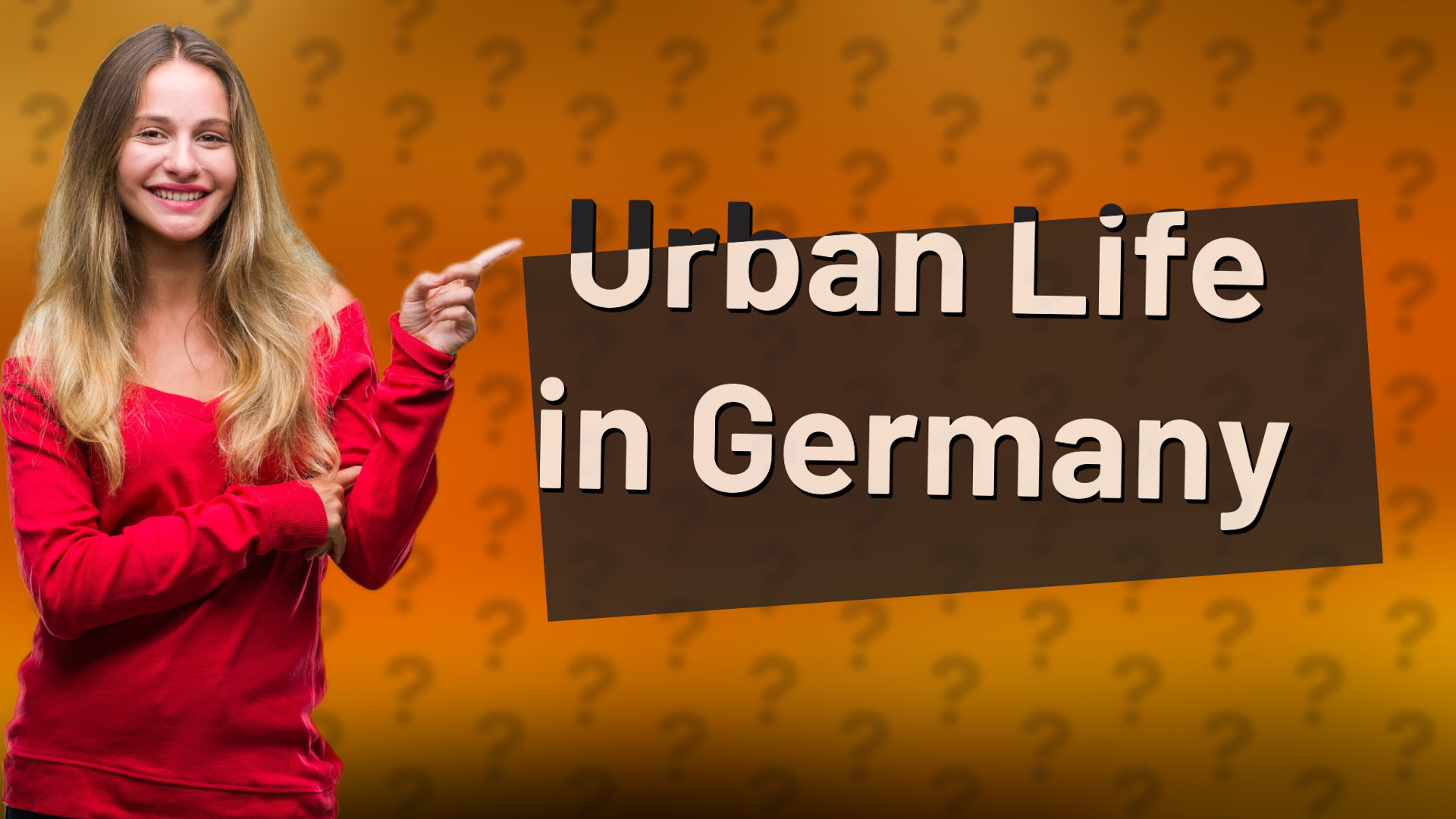 Urban Life in Germany