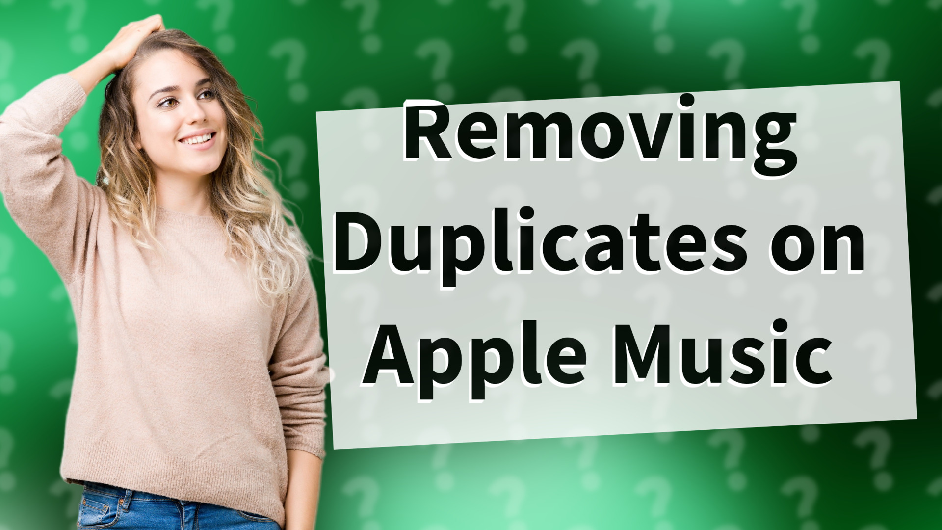 Removing Duplicates on Apple Music