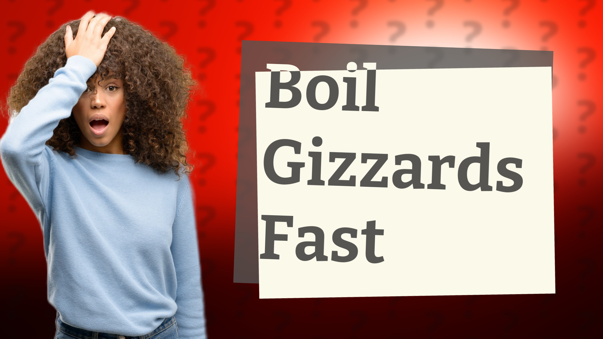 Boil Gizzards Fast
