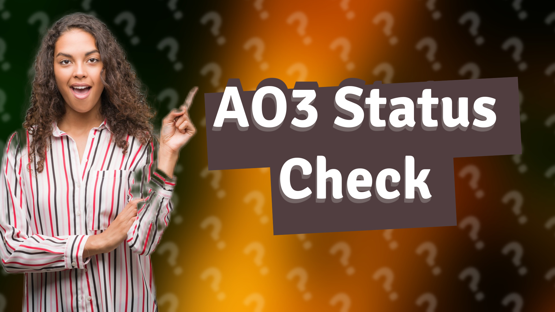 AO3 Status Check