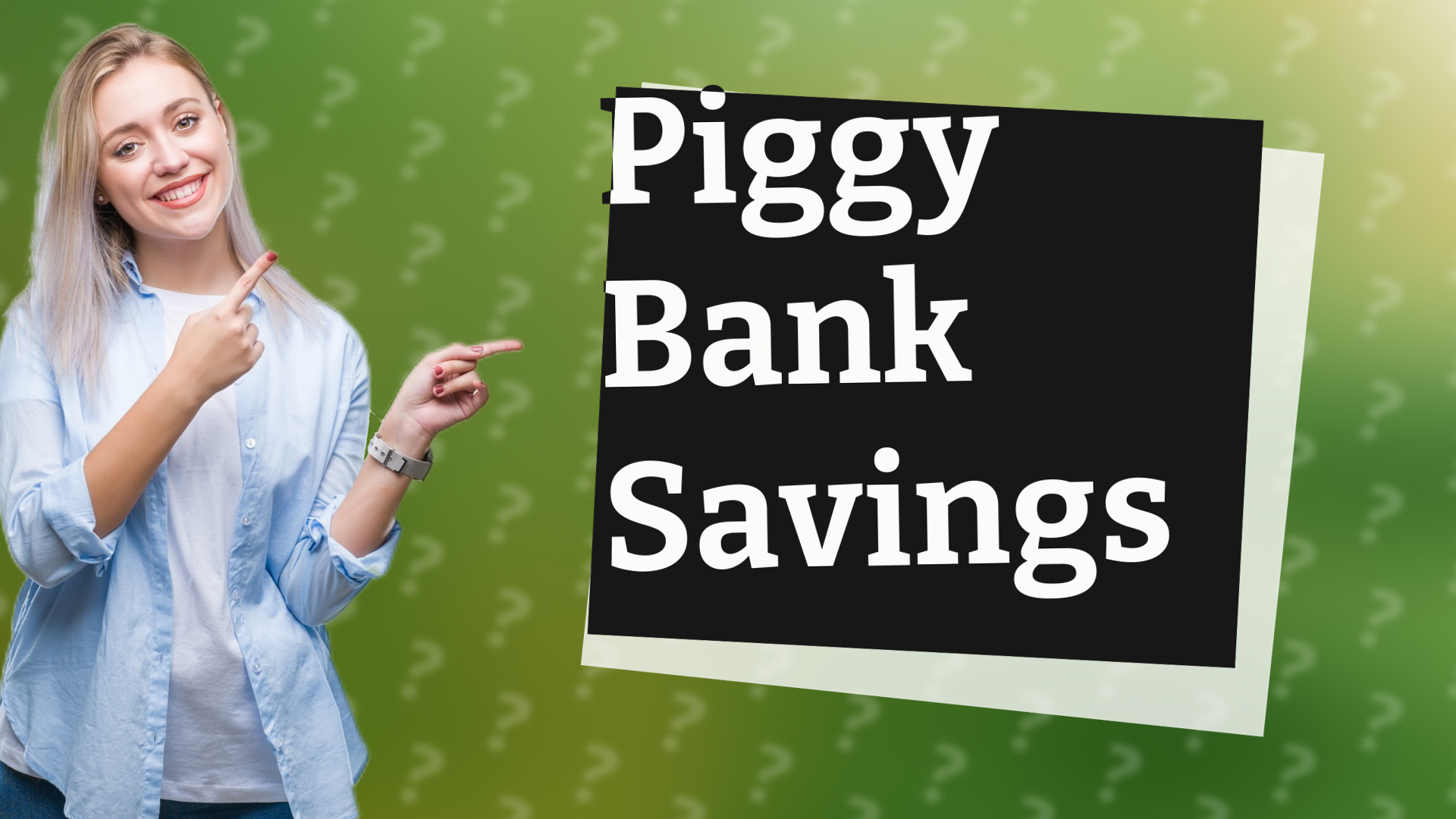 Piggy Bank Savings