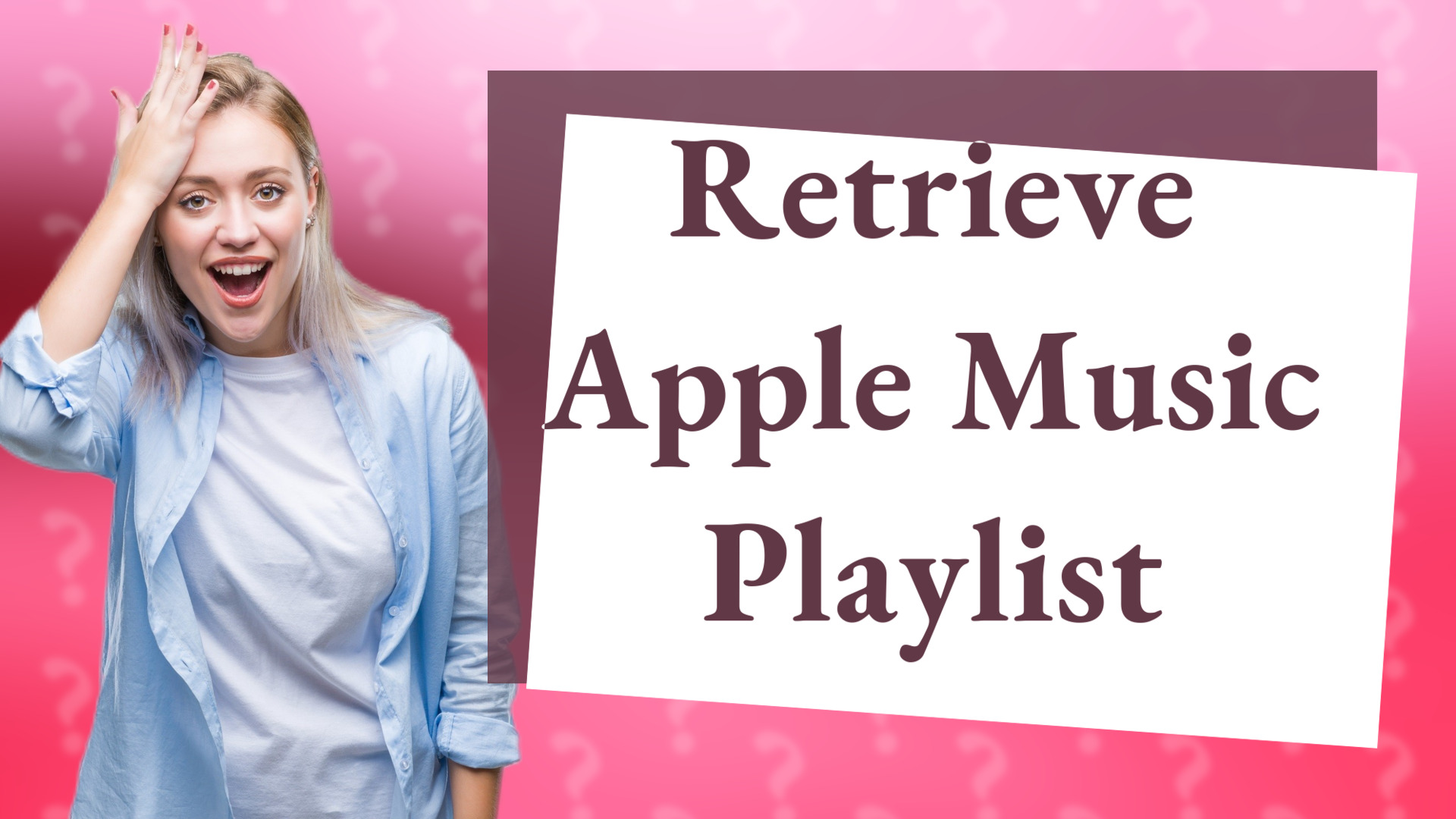 Retrieve Apple Music Playlist