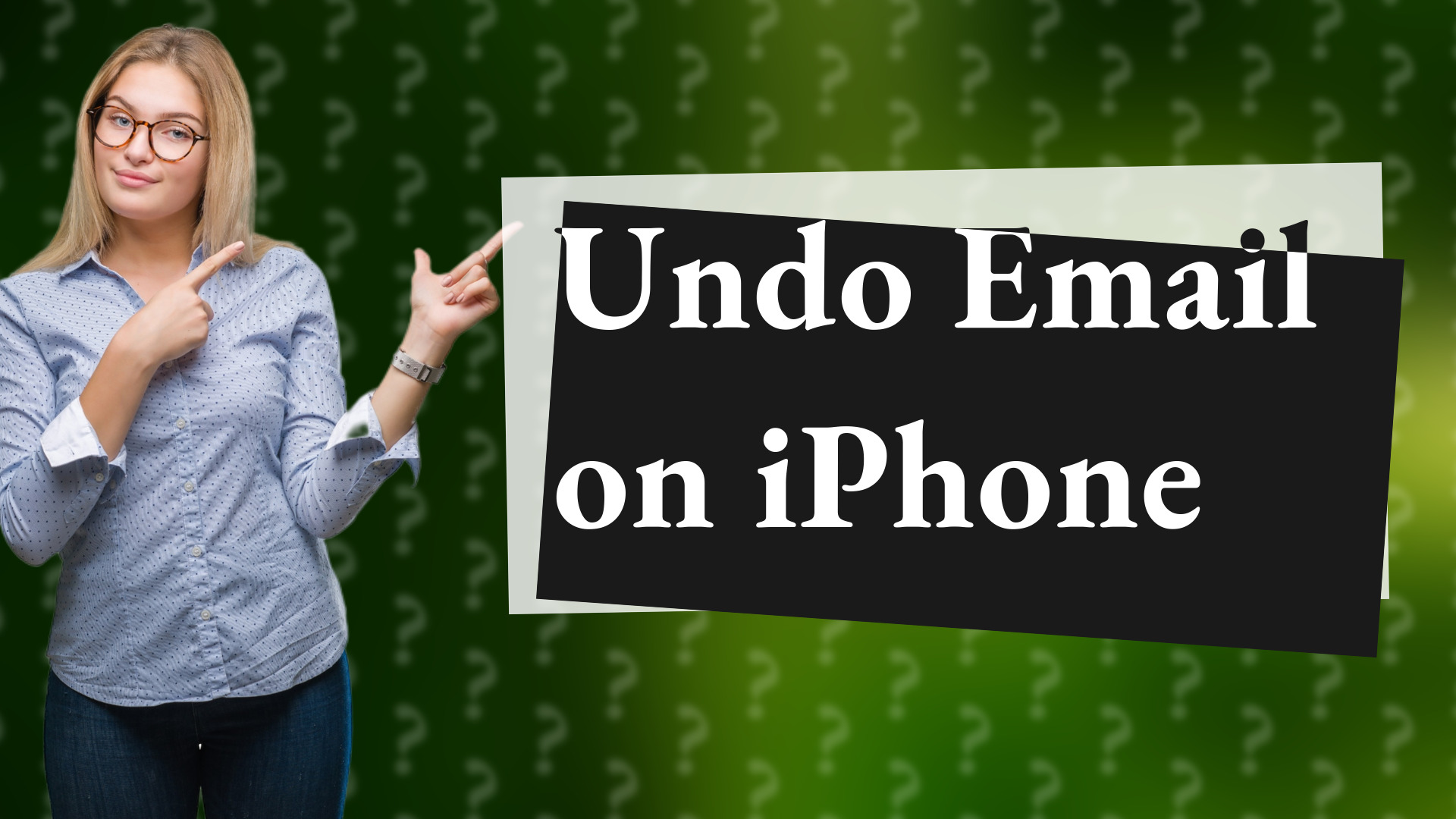 Undo Email on iPhone