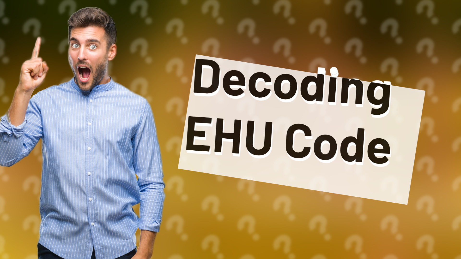 Decoding EHU Code