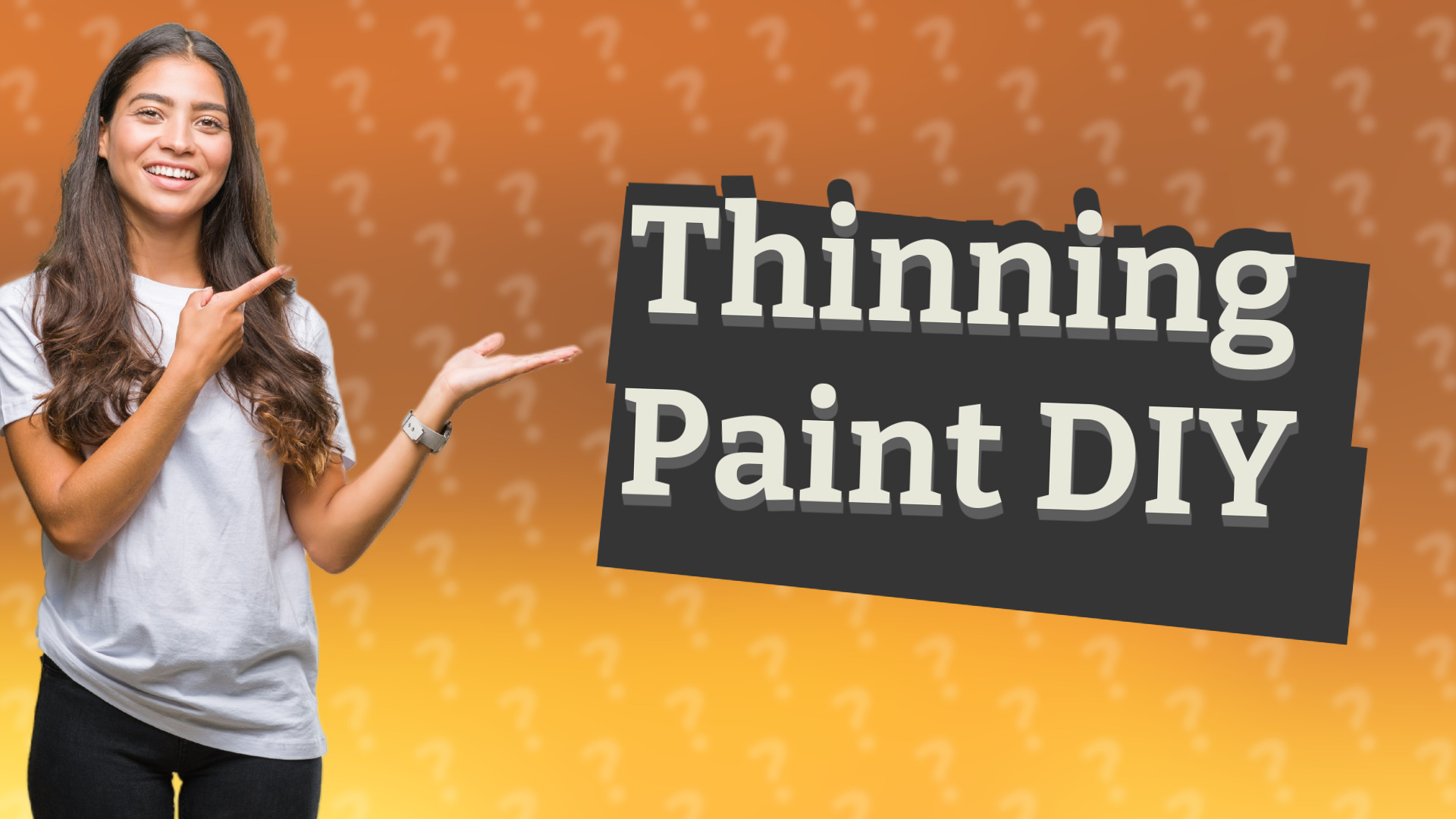 Thinning Paint DIY