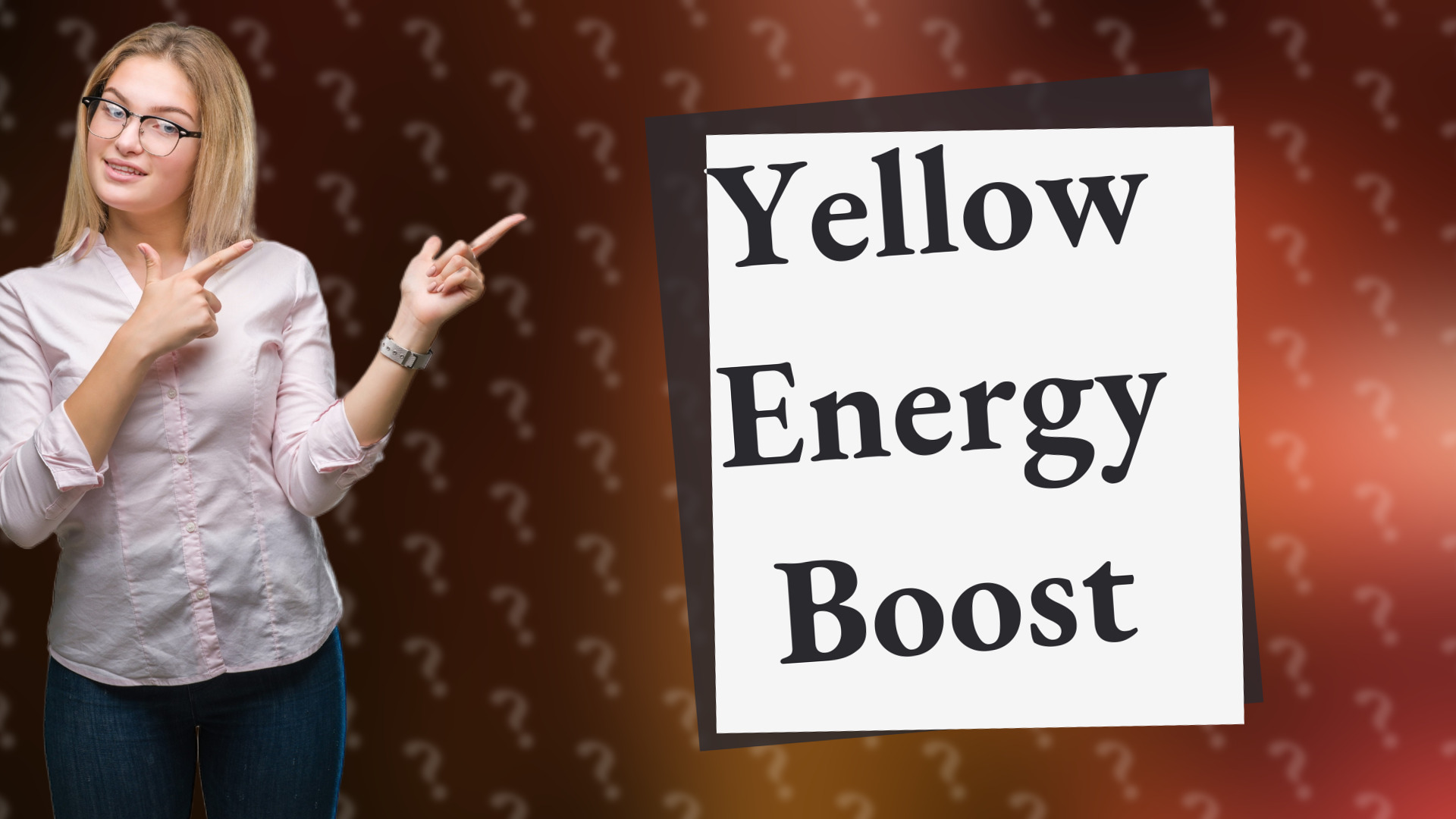 Yellow Energy Boost