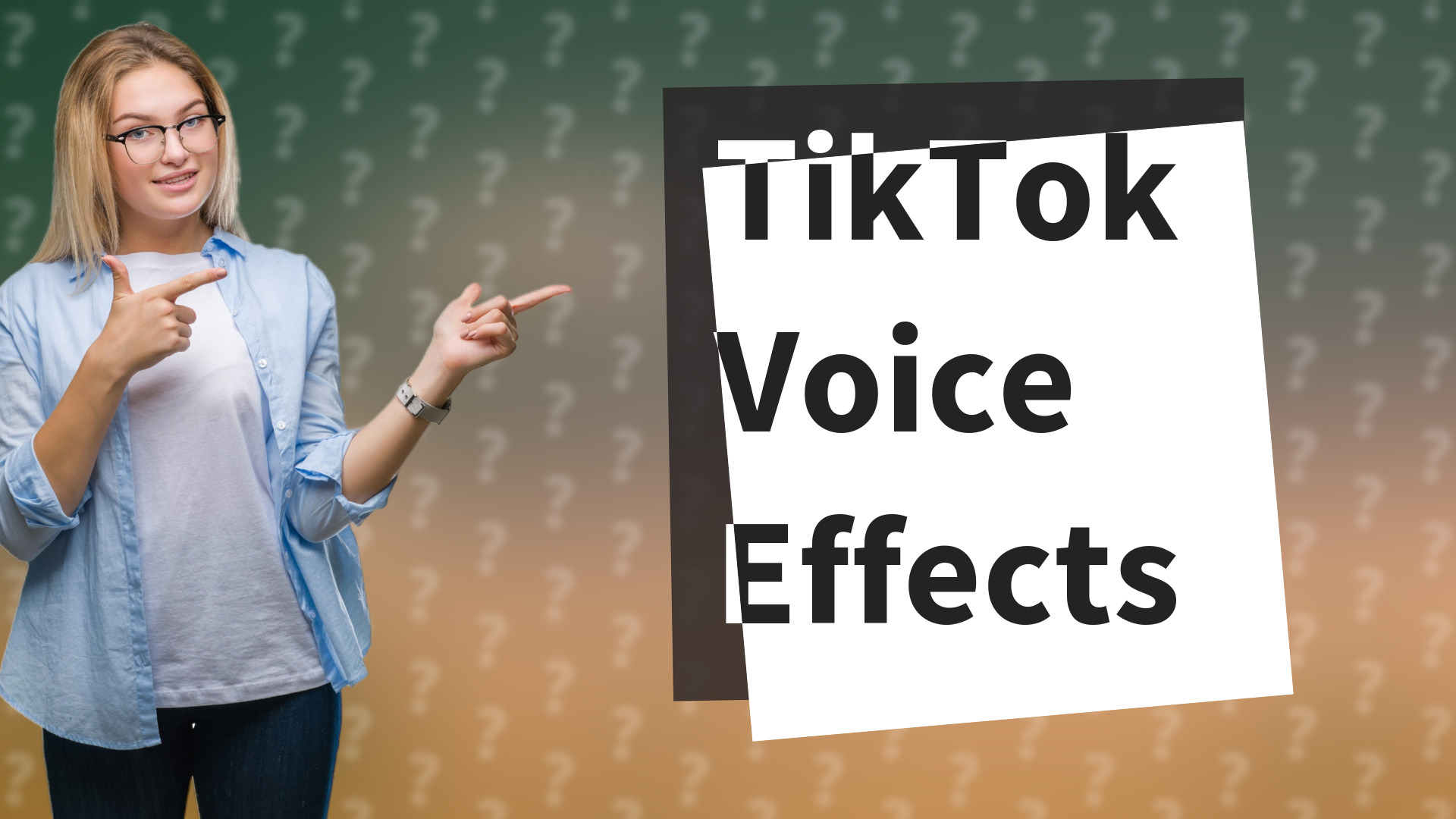 TikTok Voice Effects