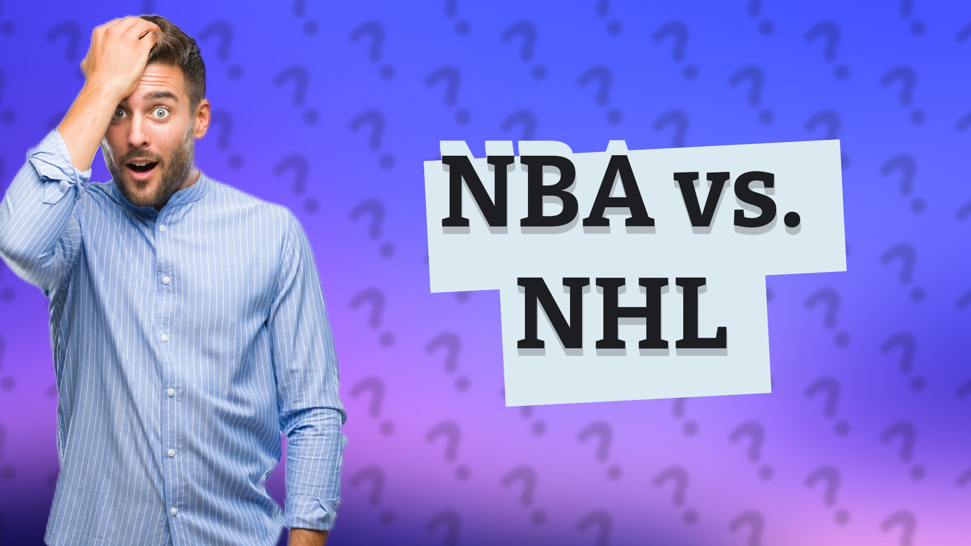 NBA vs. NHL