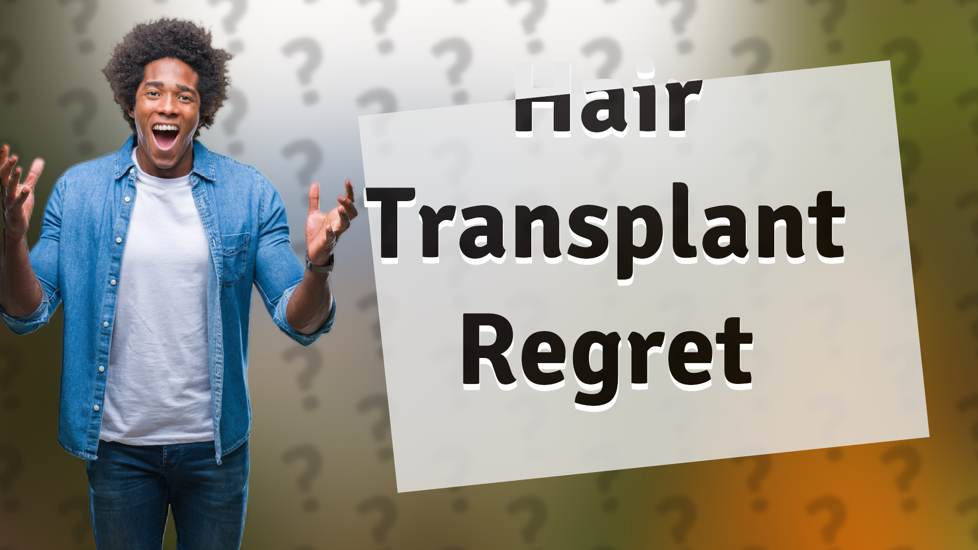 Hair Transplant Regret