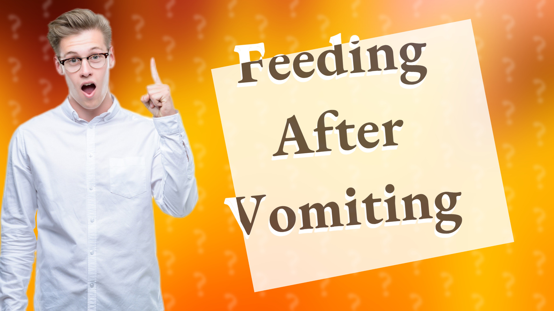 Feeding After Vomiting