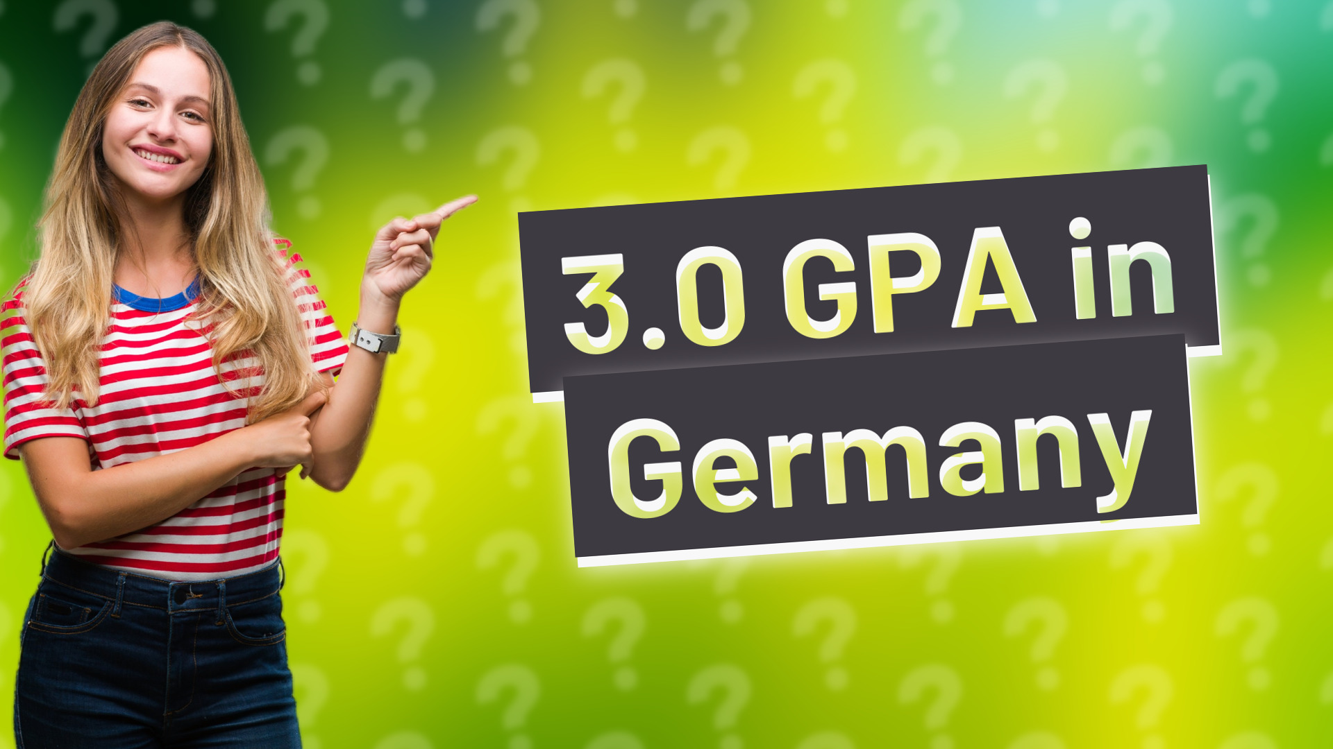 3.0 GPA in Germany