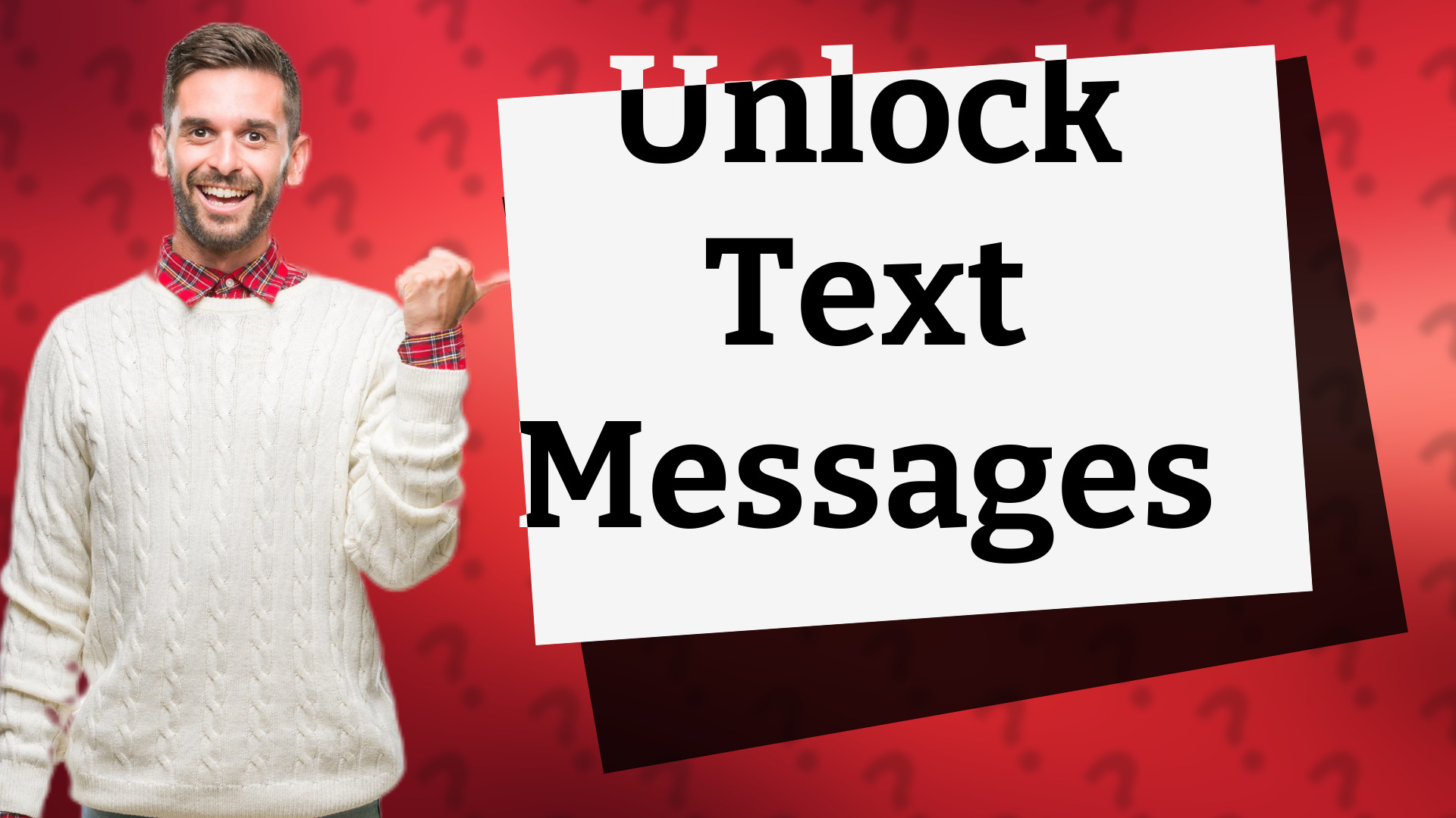 Unlock Text Messages