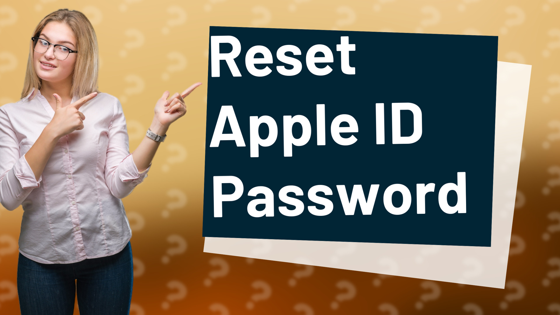 Reset Apple ID Password