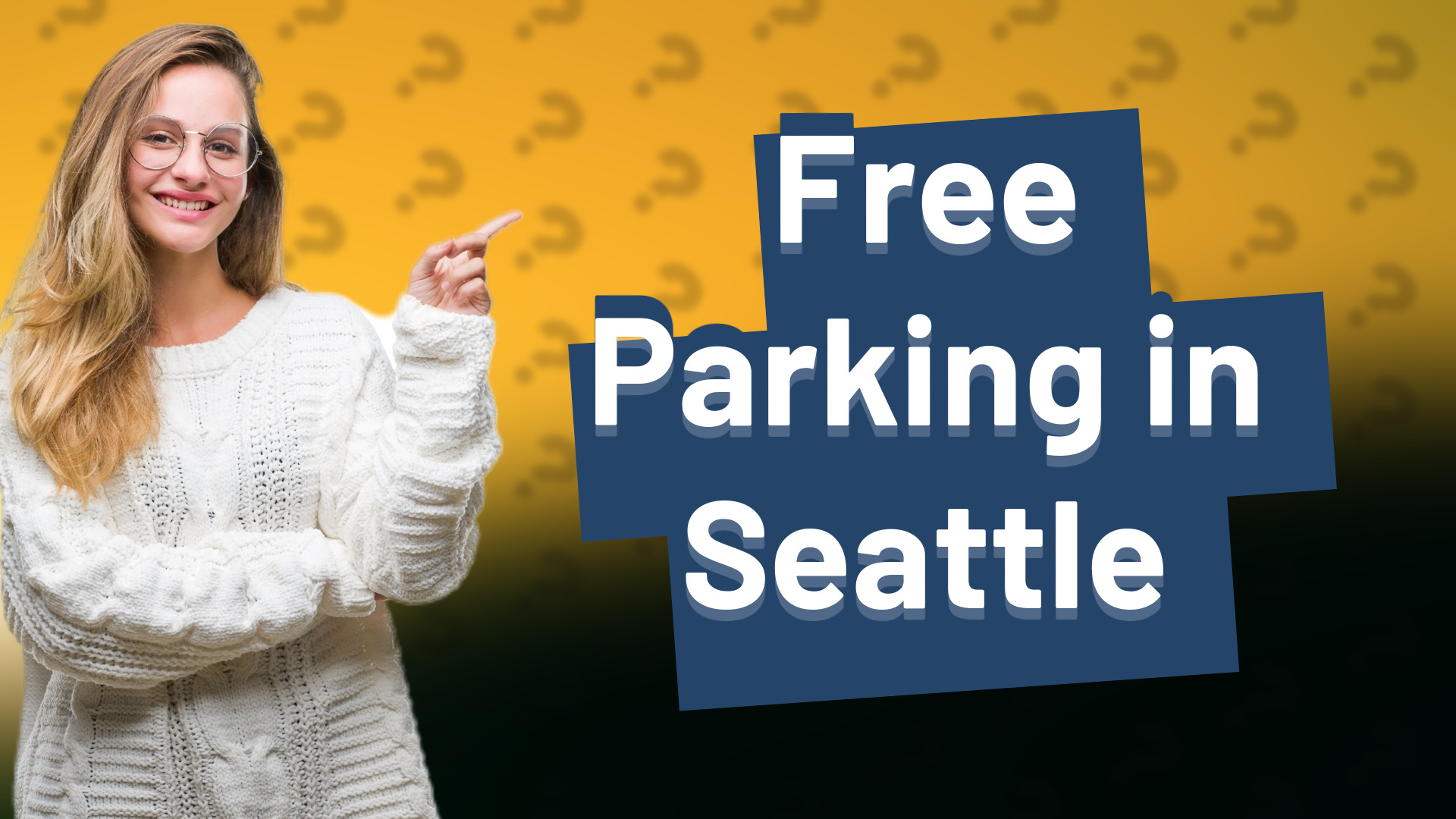 Free Parking in Seattle