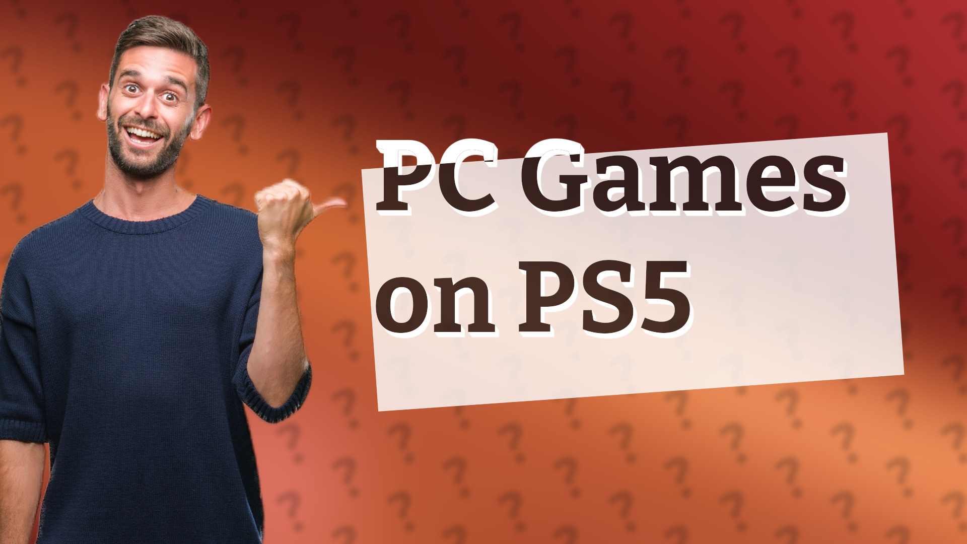 PC Games on PS5