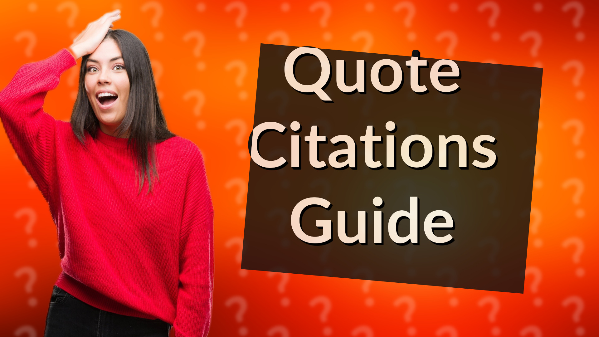 Quote Citations Guide