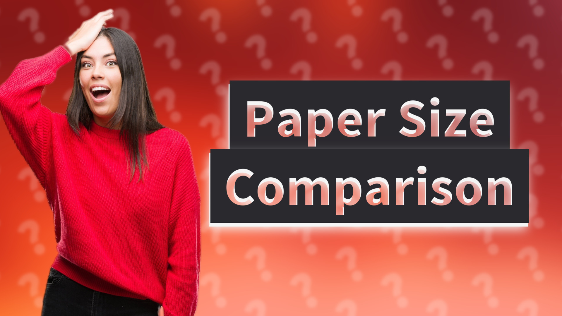 Paper Size Comparison