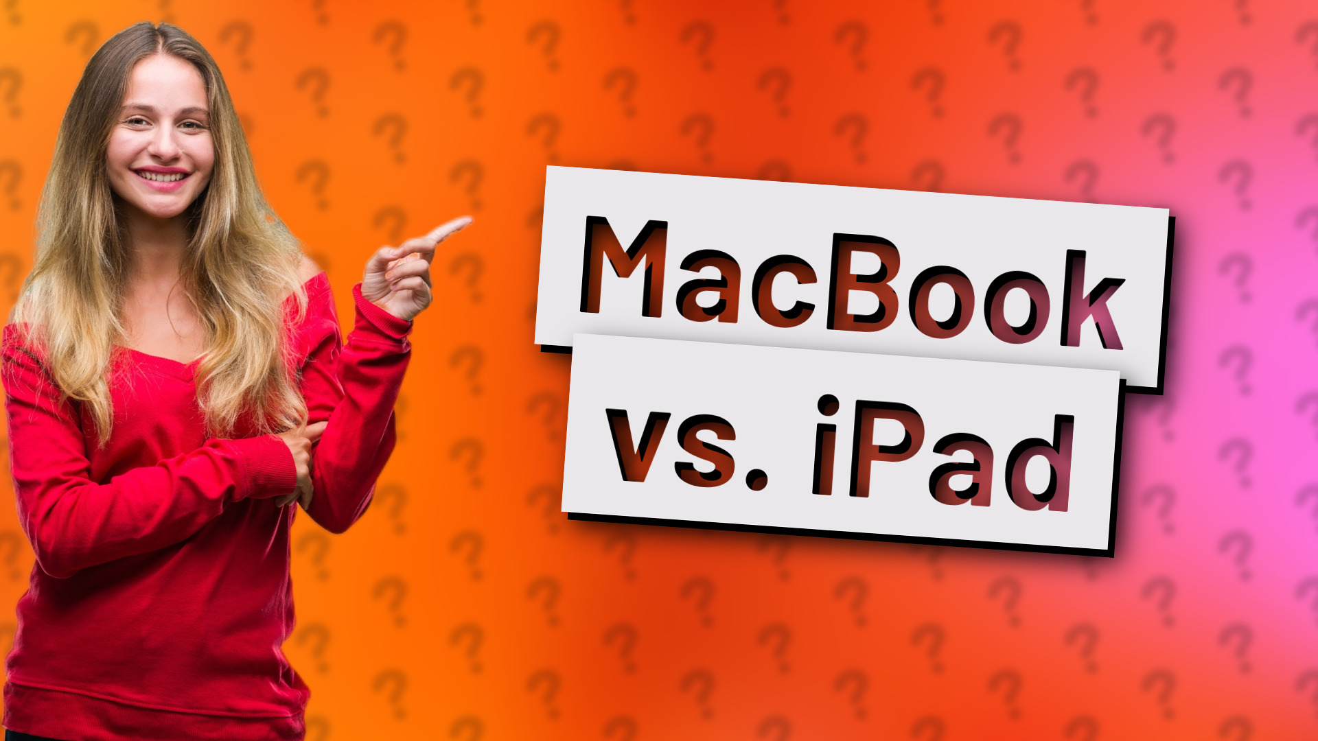 MacBook vs. iPad