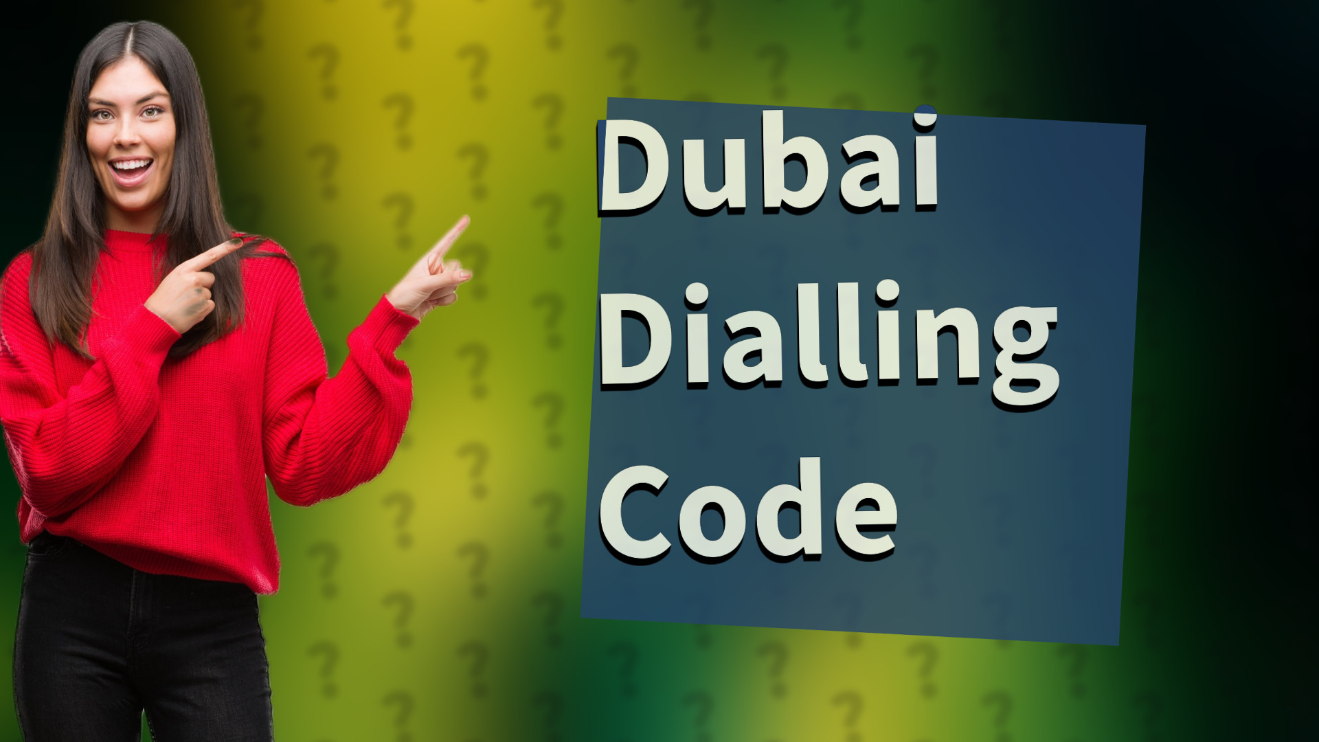 Dubai Dialling Code