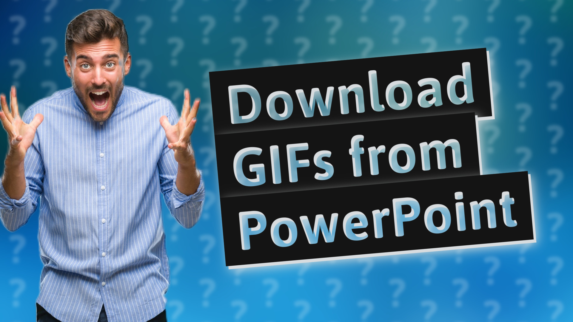 Download GIFs from PowerPoint