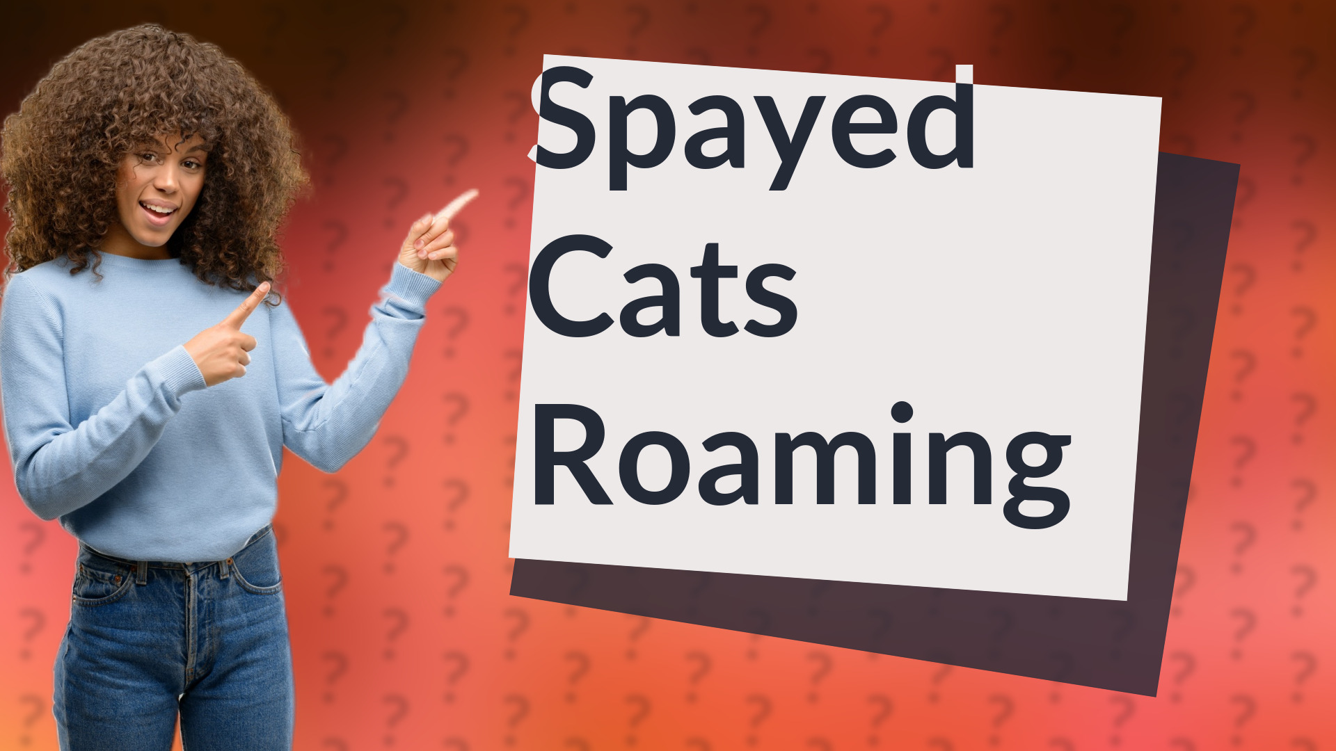 Spayed Cats Roaming