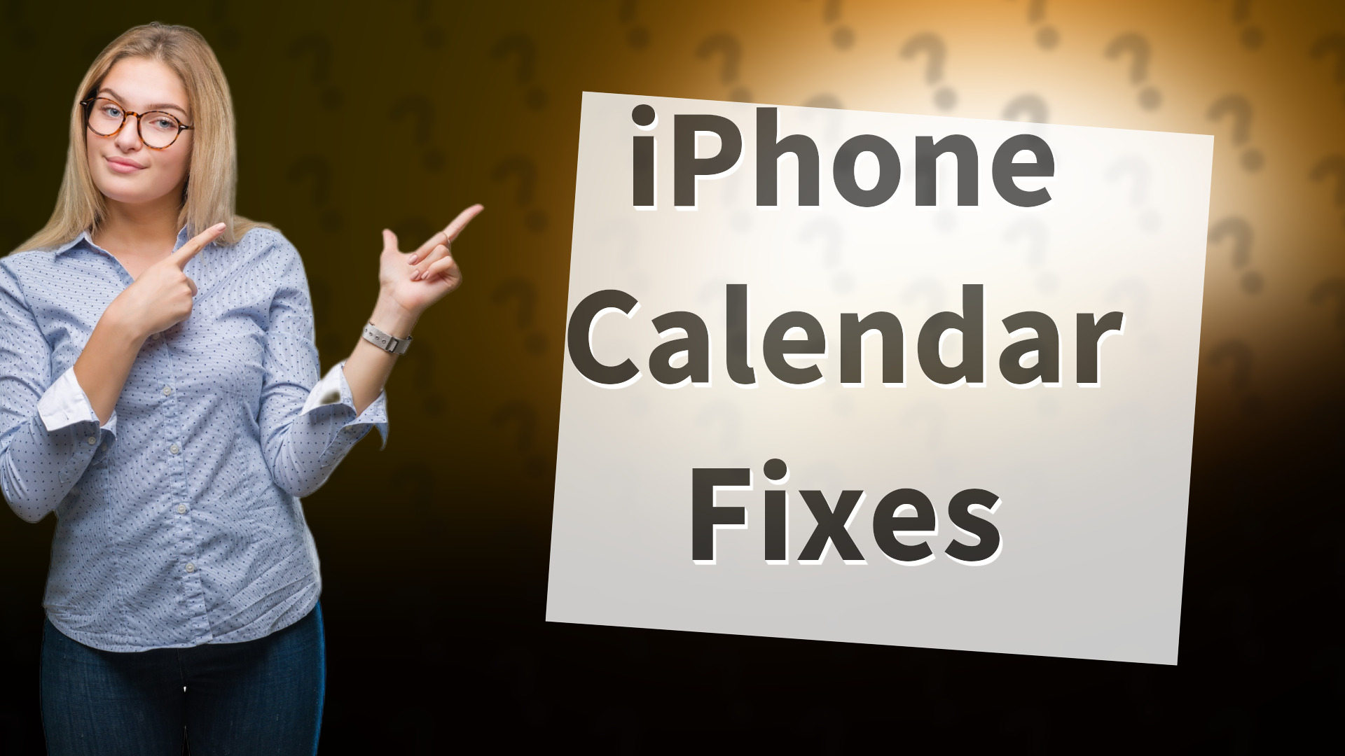 iPhone Calendar Fixes