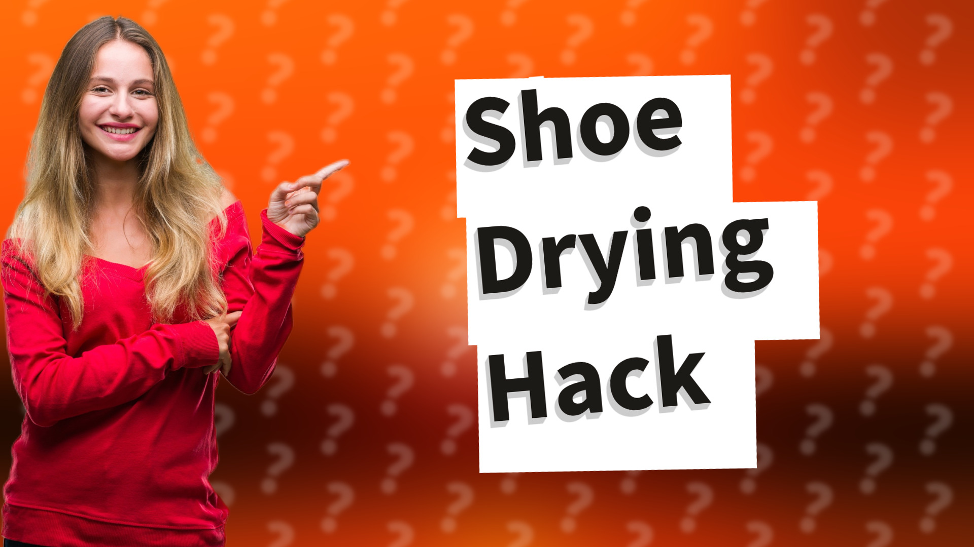 Shoe Drying Hack
