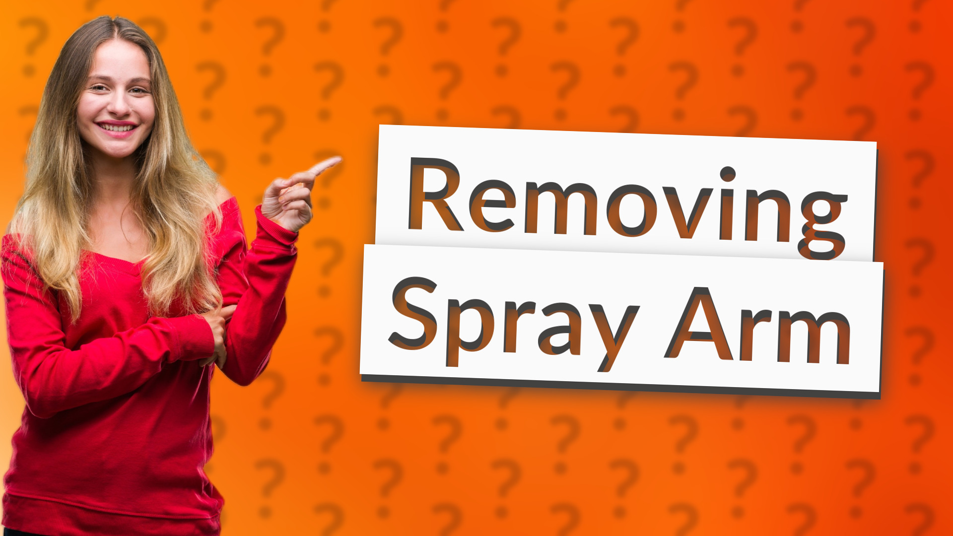 Removing Spray Arm