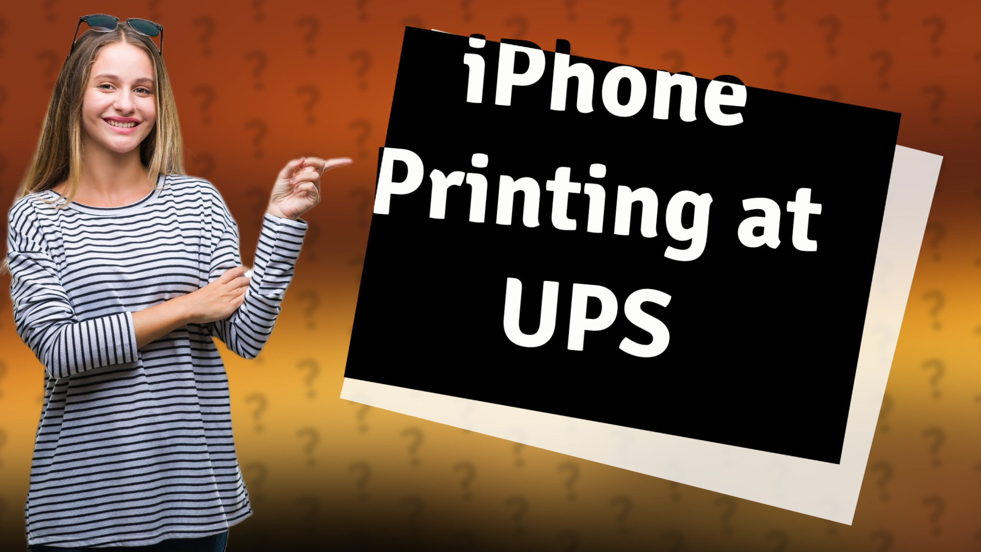 iPhone Printing at UPS